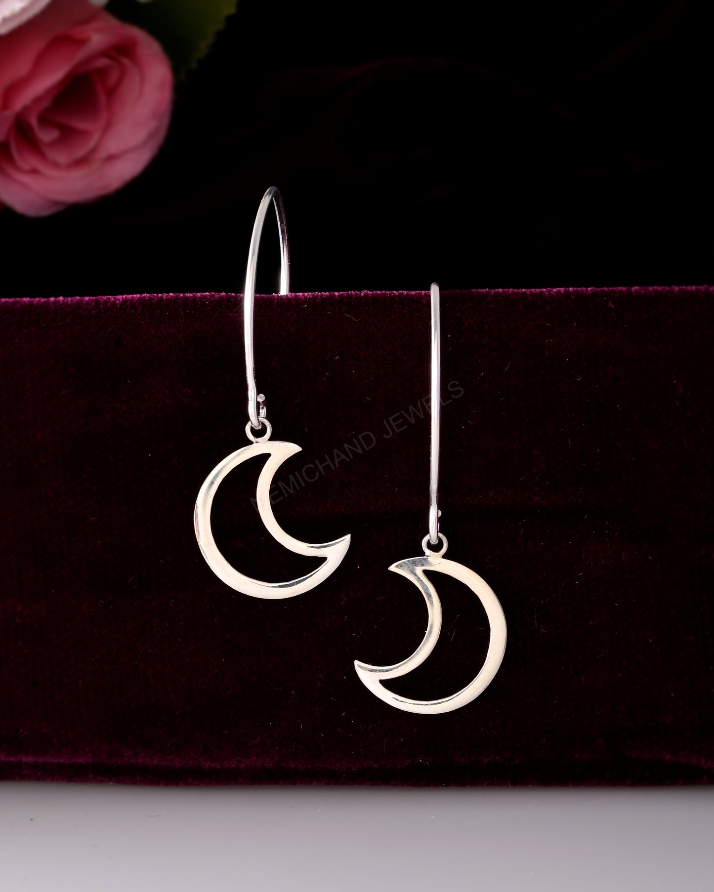 silver dangle earring