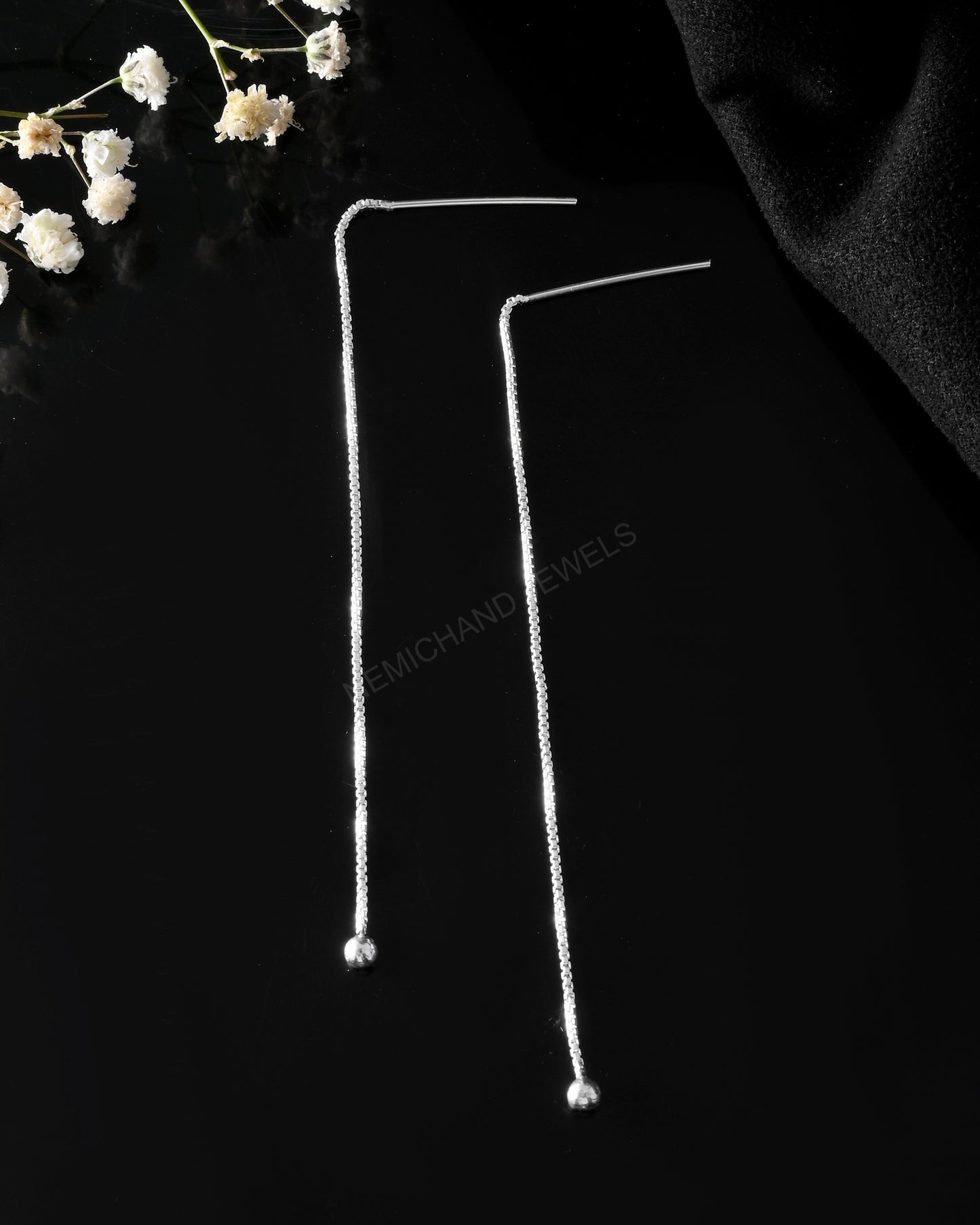 sui dhaga earring silver