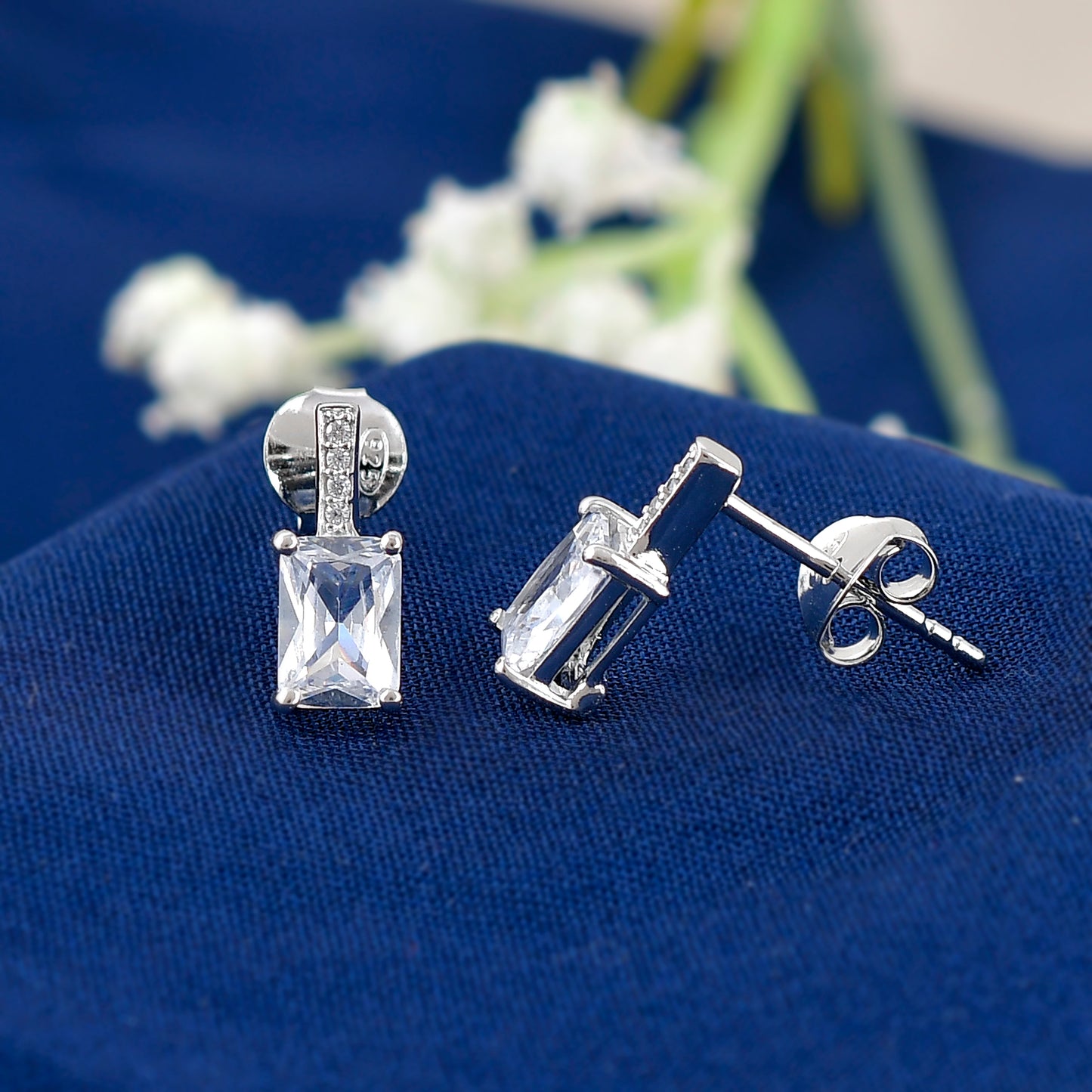silver earring
