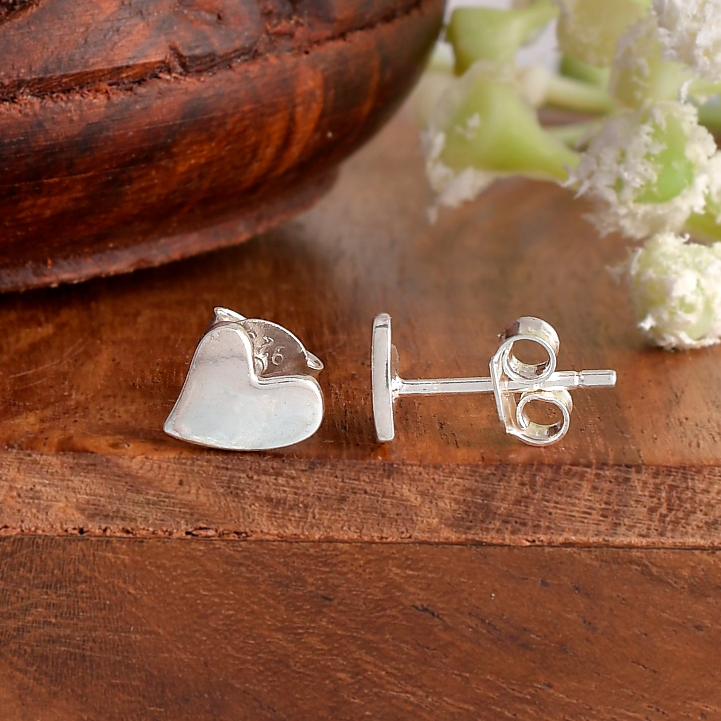 silver stud women