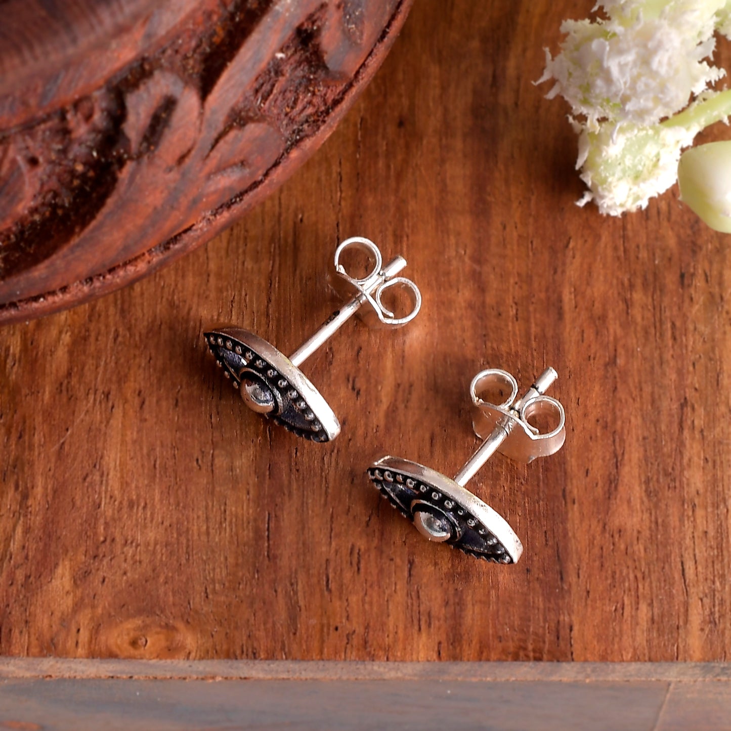 silver earring