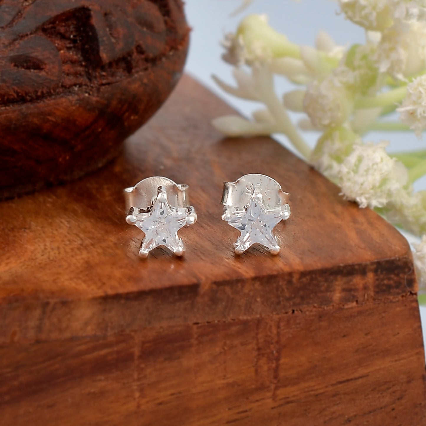 silver earring