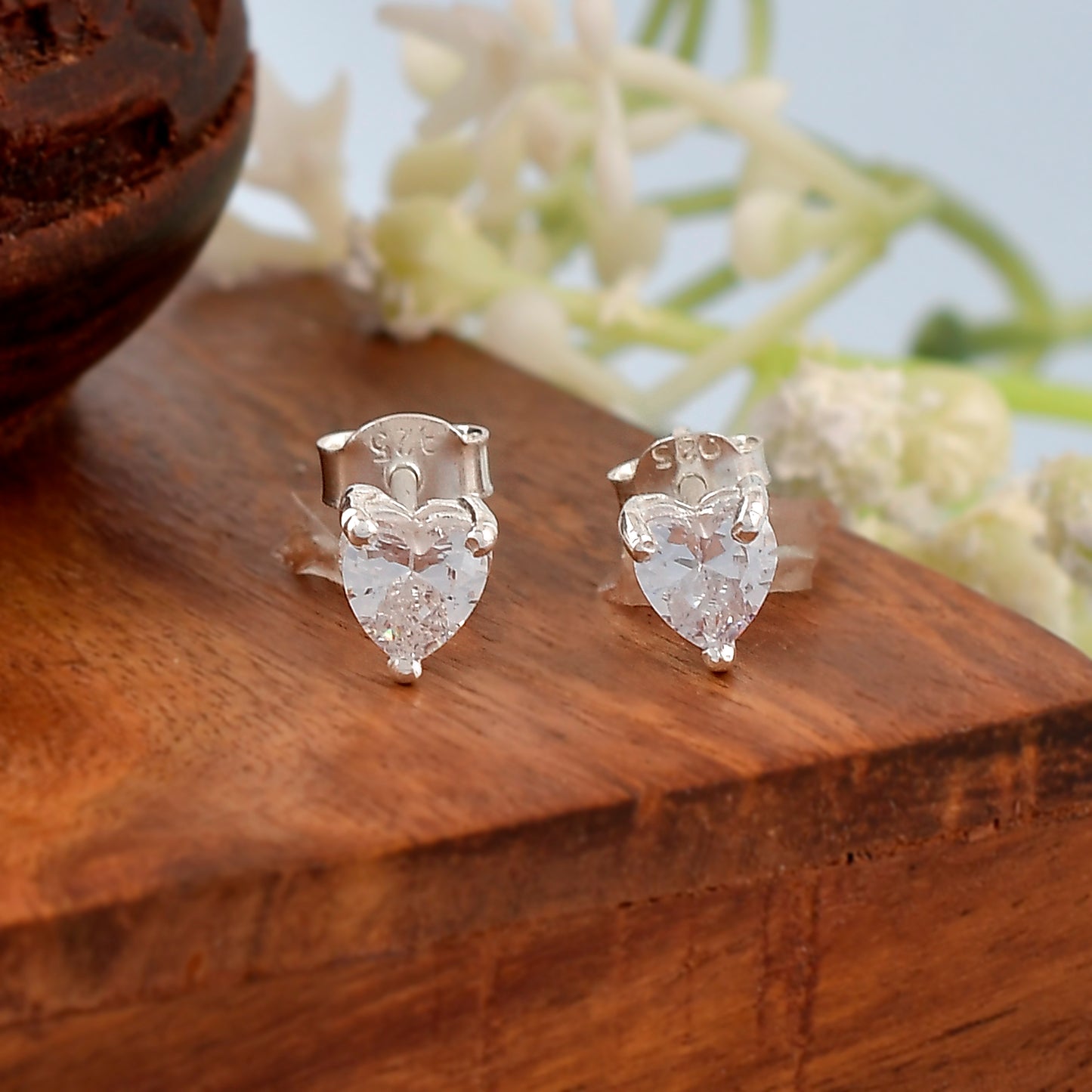 diamond stud earrings