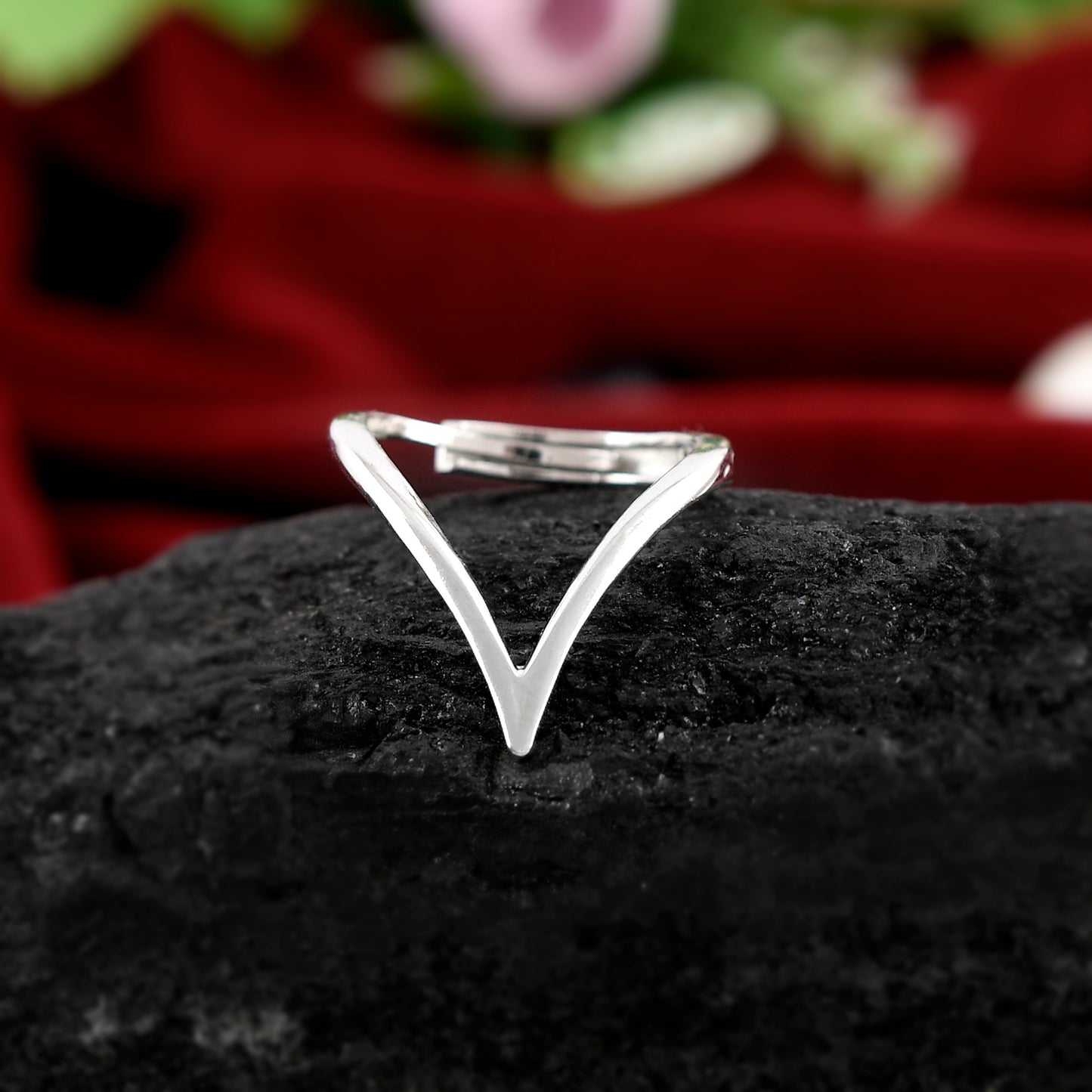 ring plain silver