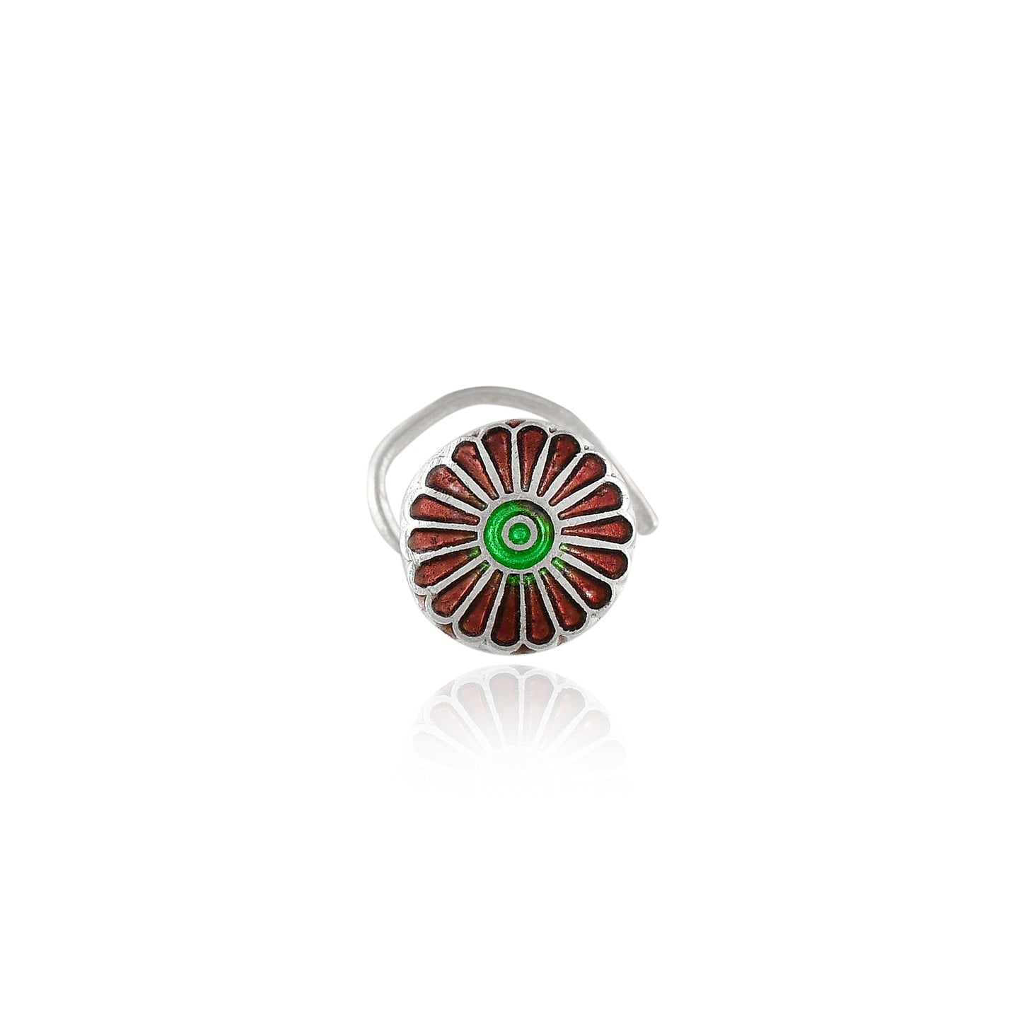 Enamel nose stud