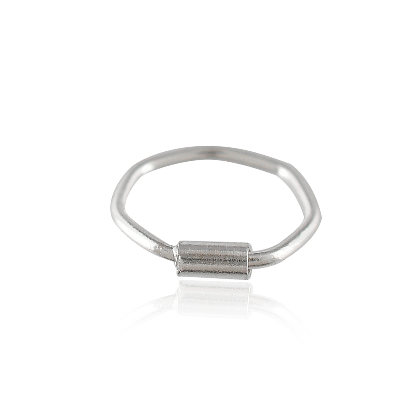 pure silver nose ring