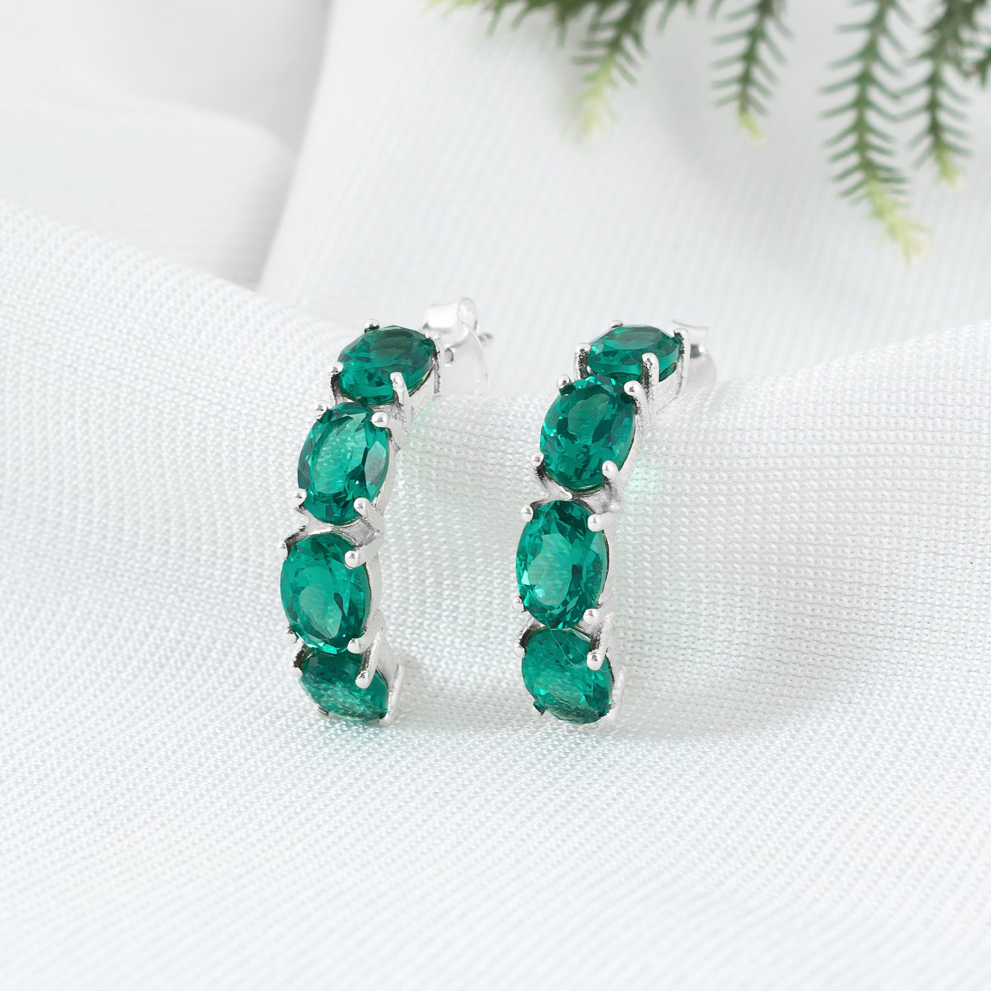 gemstone earring