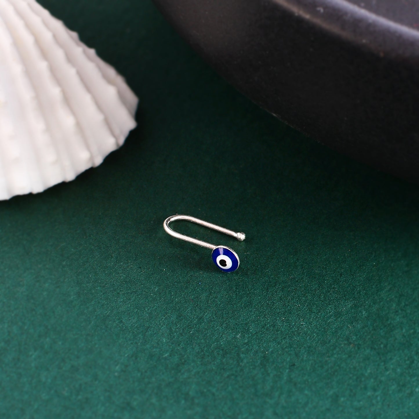 silver nose clip
