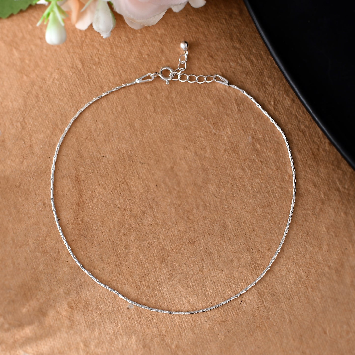 chain anklet silver
