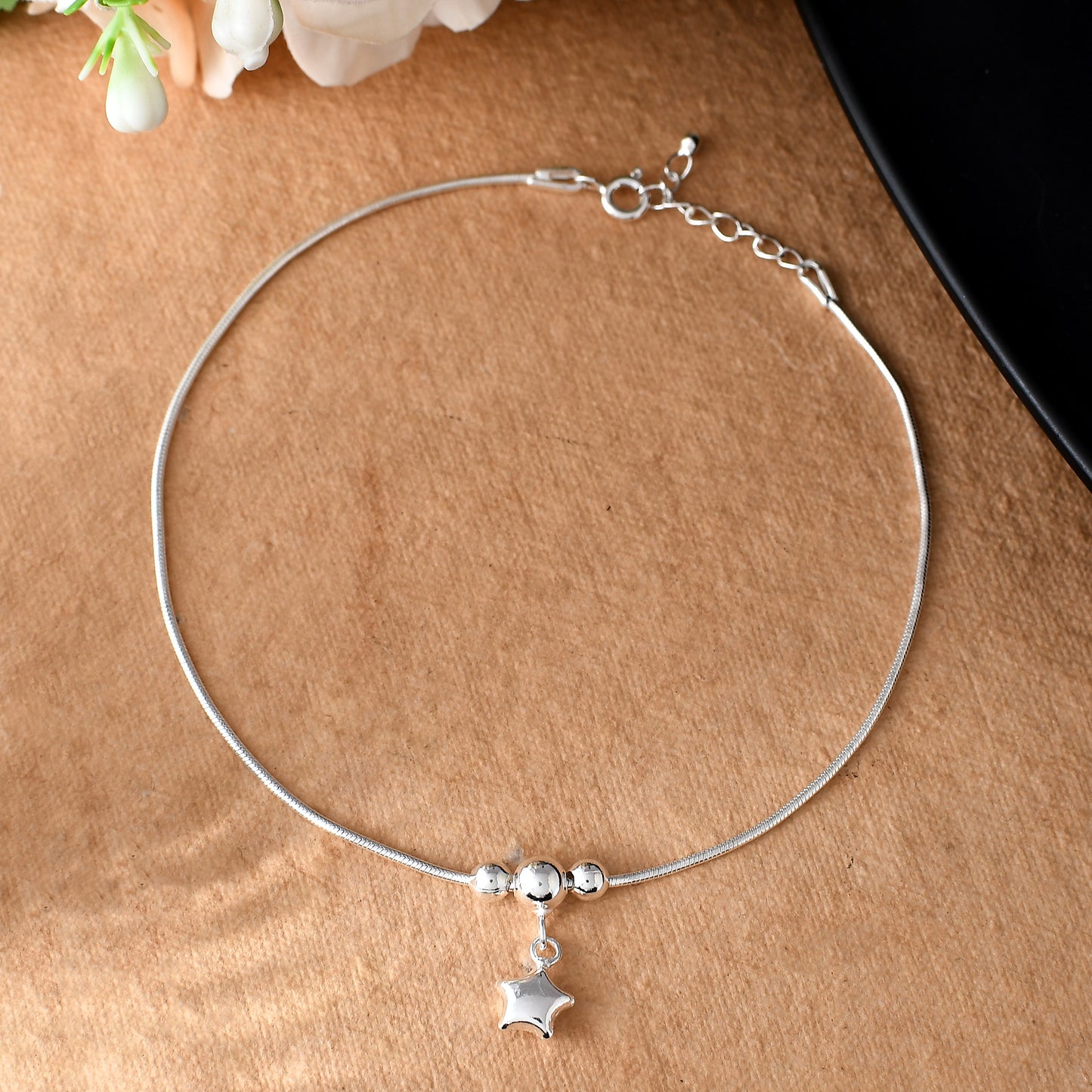 silver payal women