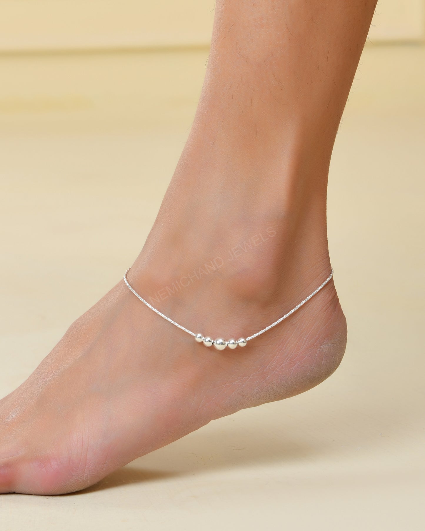 pre silver payal anklet