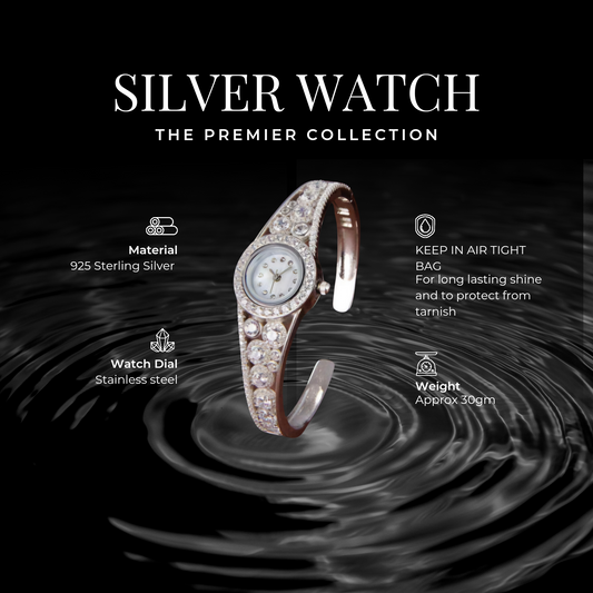 Sterling Silver 925 Watch For Women