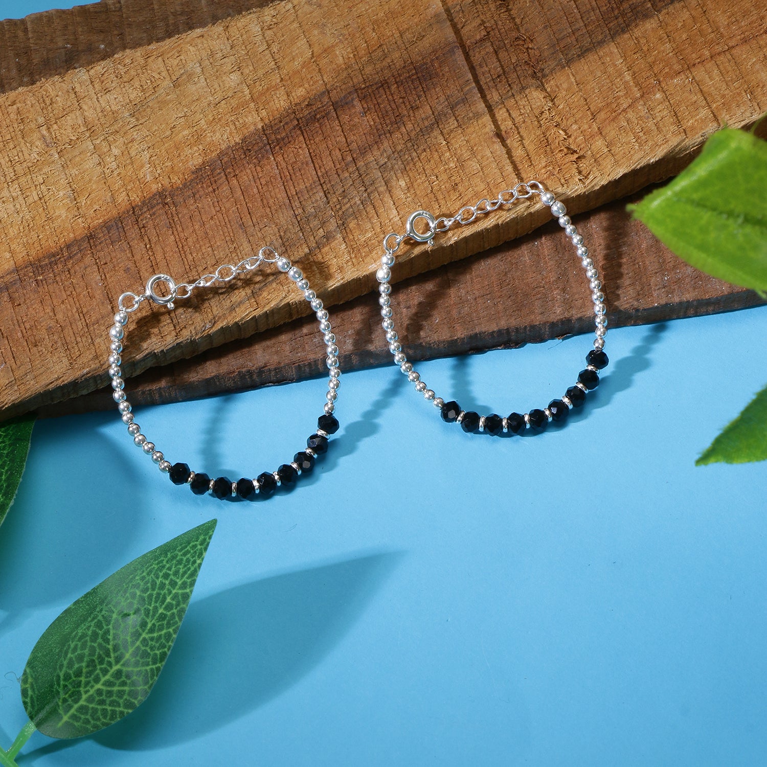 Silver Nazariya Bracelet For Infants, baby boys, girls, and