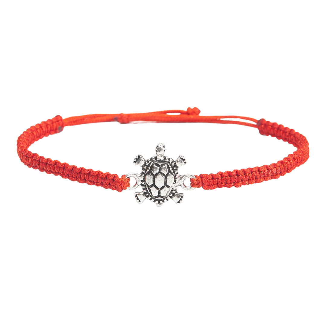 Tortoise Rakhi for Brother 925 Sterling Silver with Thread - Perfect for Men, Women, Boys, and Girls on Raksha Bandhan