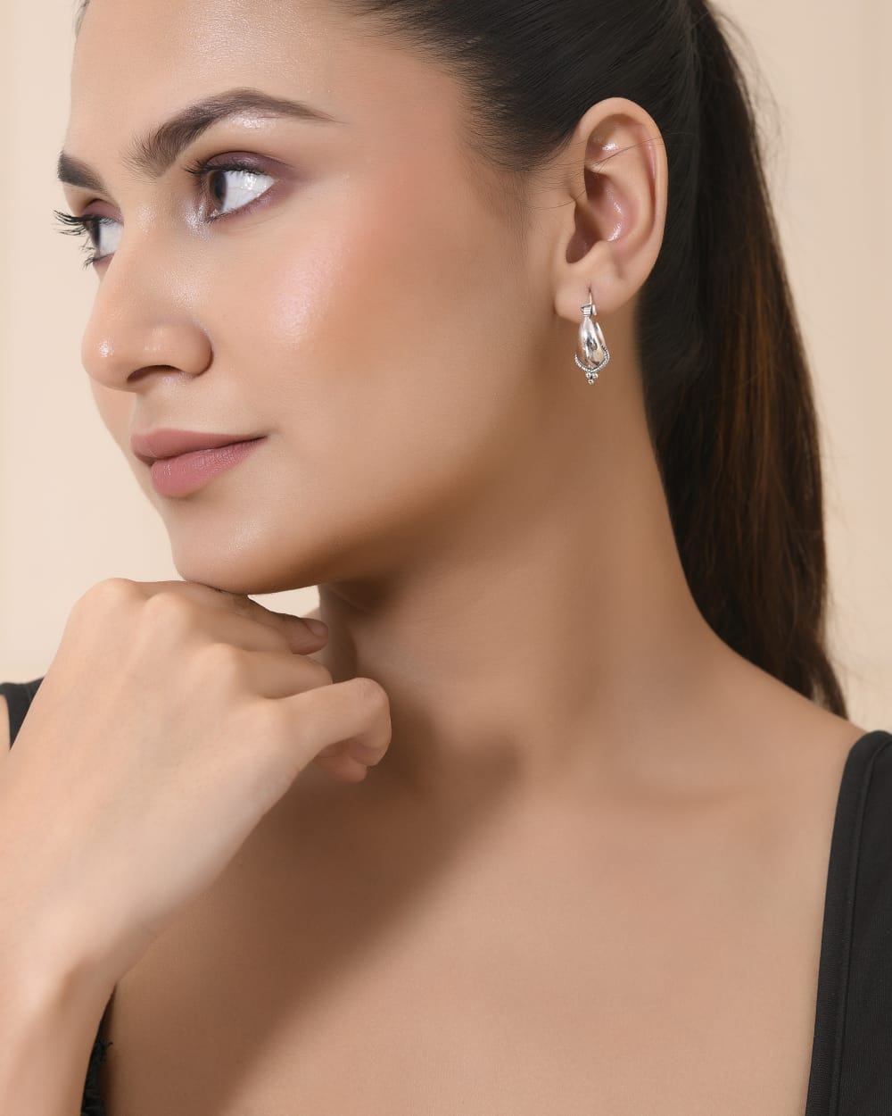 925 Sterling Silver Bali Earrings for Women & Men