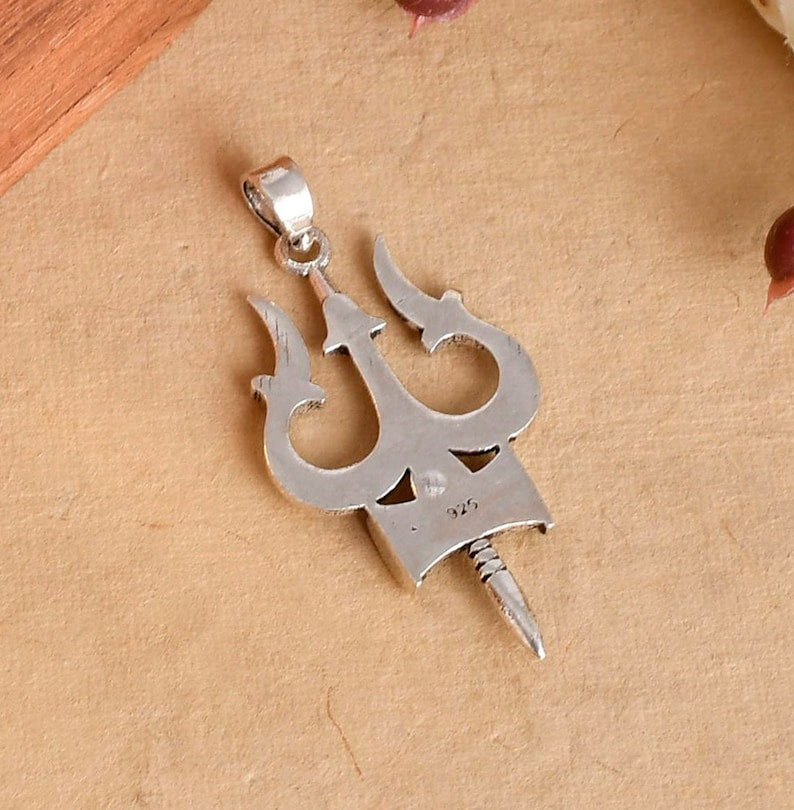 silver god pendant
