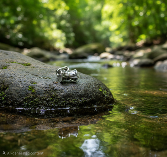 Sterling Silver 925 Damroo Pendant