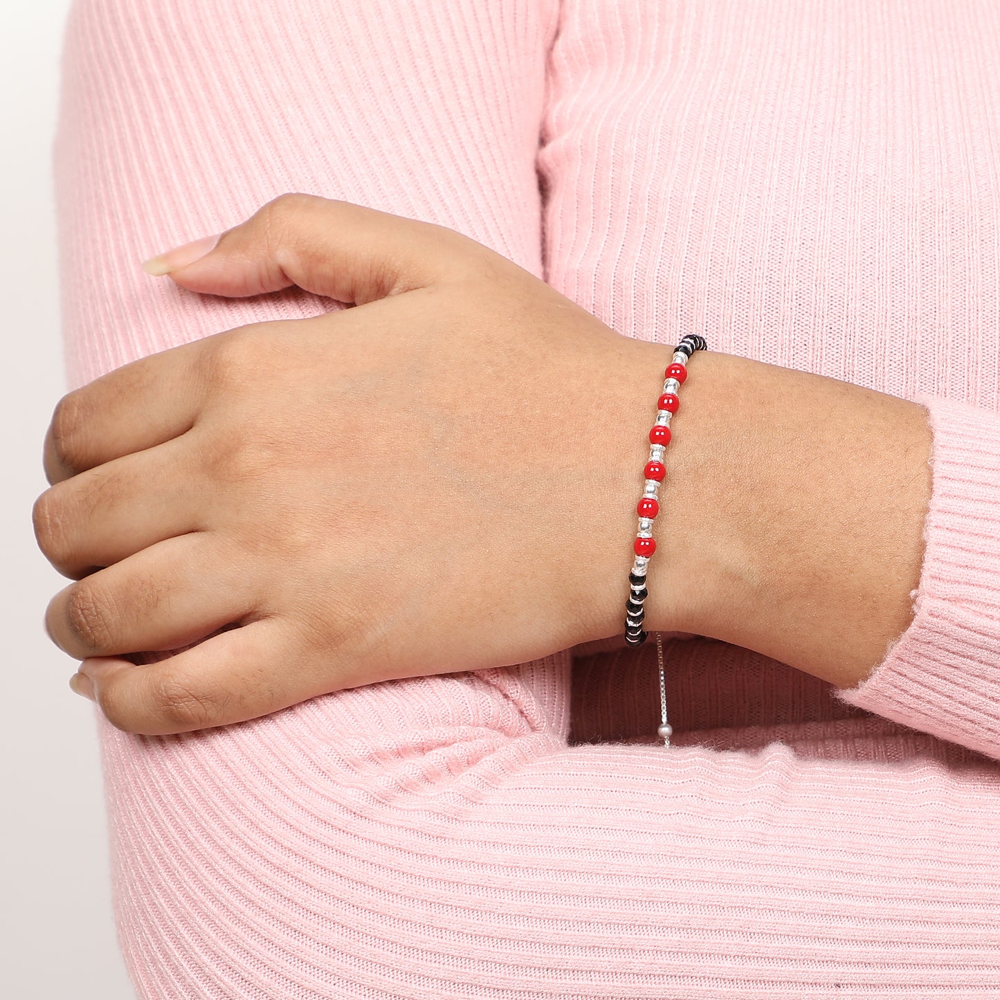 adjustable red bracelet girls