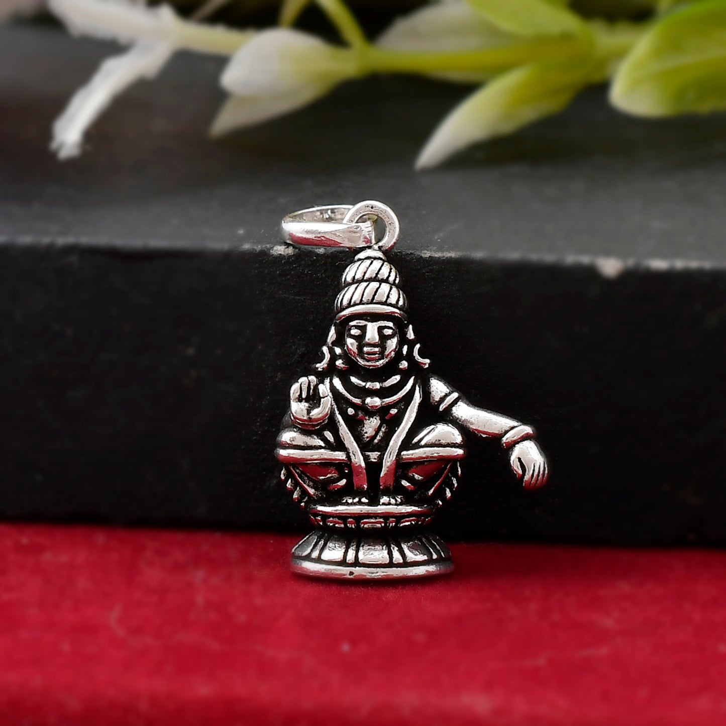 Silver God  Swami Ayyapan locket