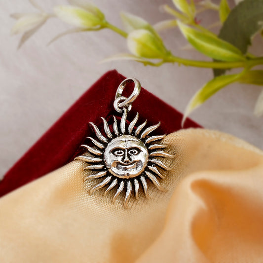 Sun Pendant silver