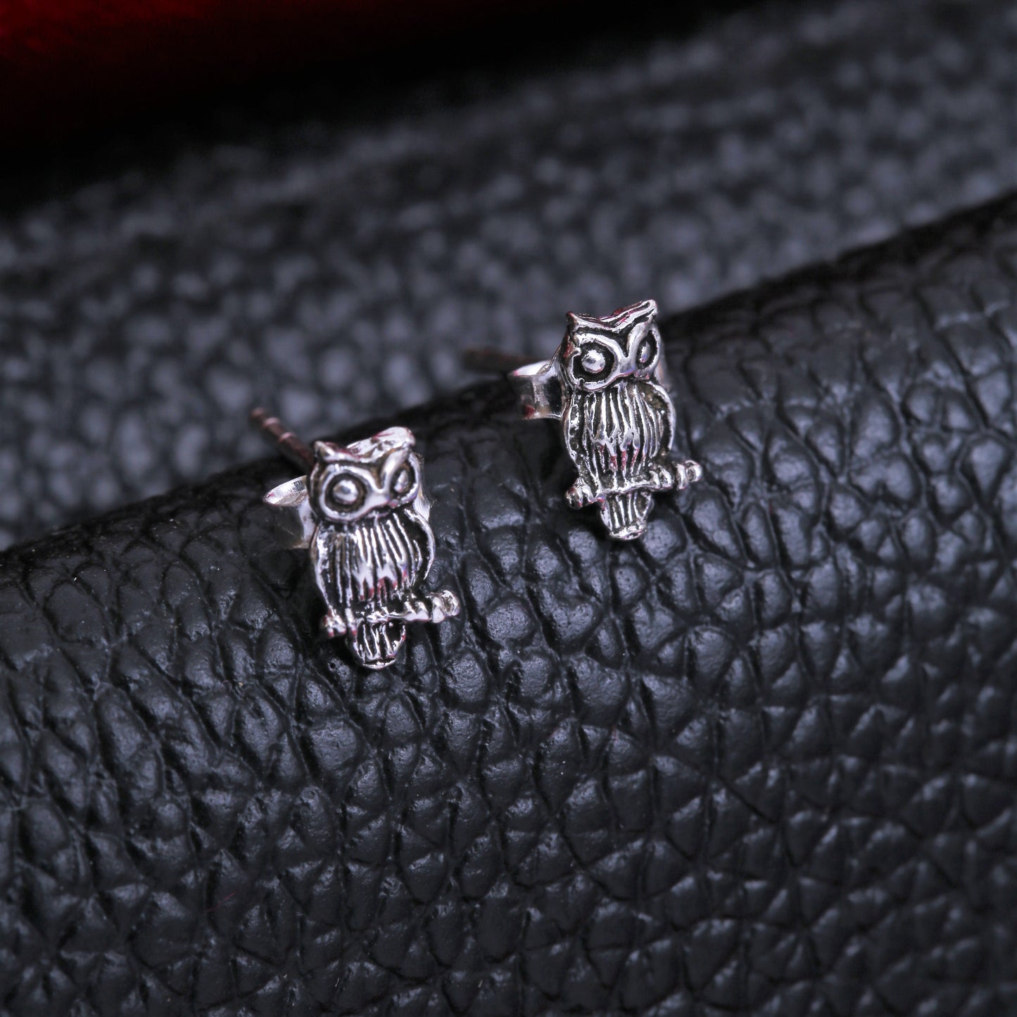 925 Sterling Silver Hypoallergenic Owl Stud Earrings for Babies, Kids & Girls (3 to 10 years)