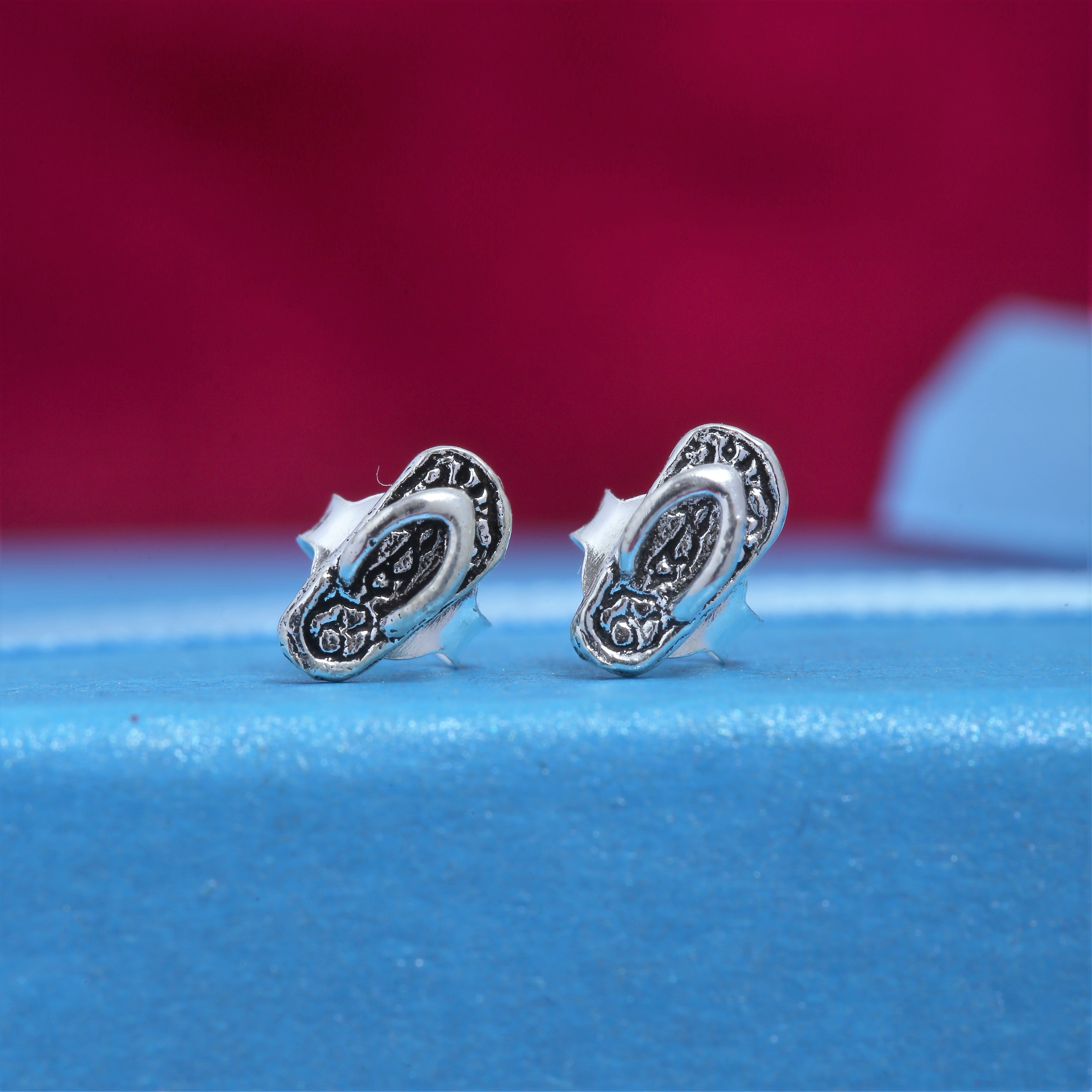 Set Of Three Tiny Sterling Silver Stud Earrings | Hurleyburley