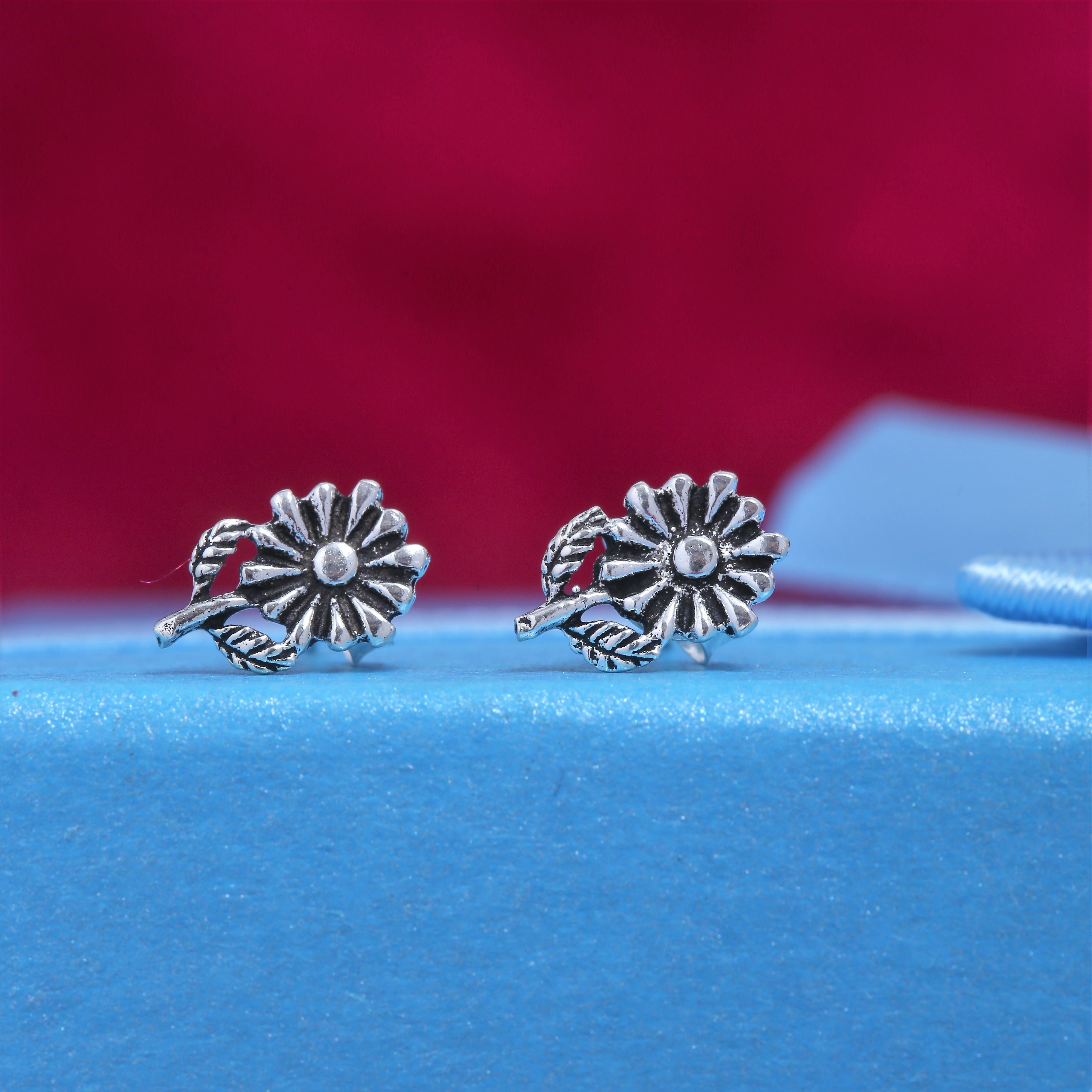 Sterling Silver Kids Earrings With Cubic Zirconia -