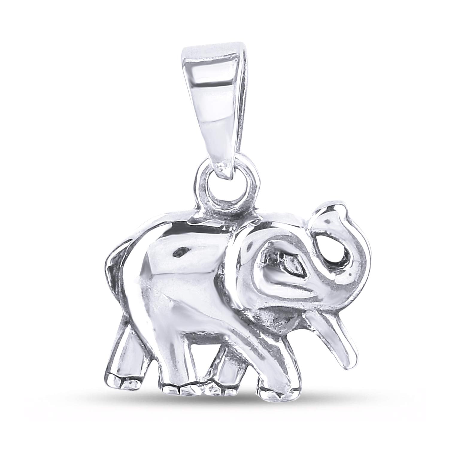 silver elephant pendant
