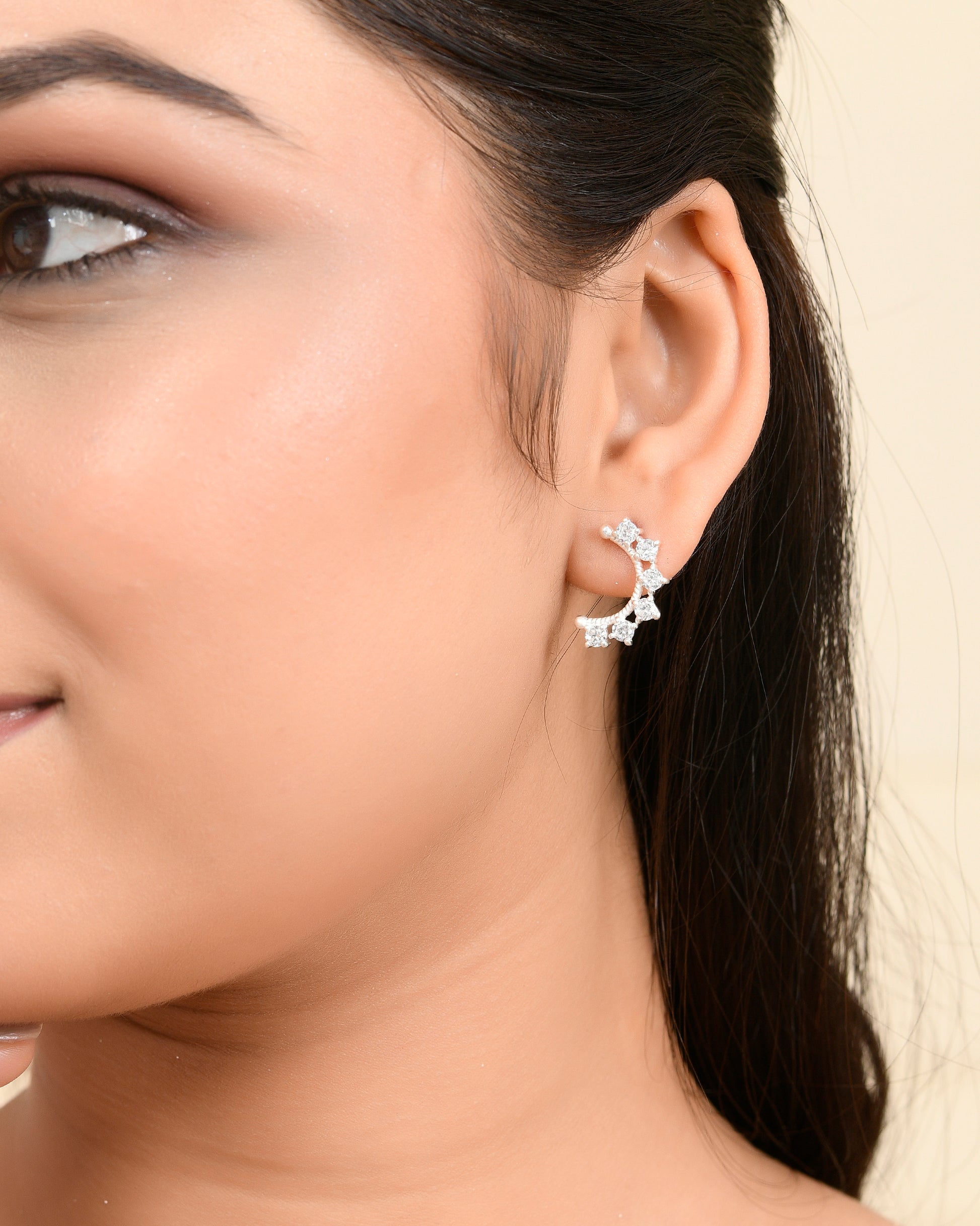 pure silver earring