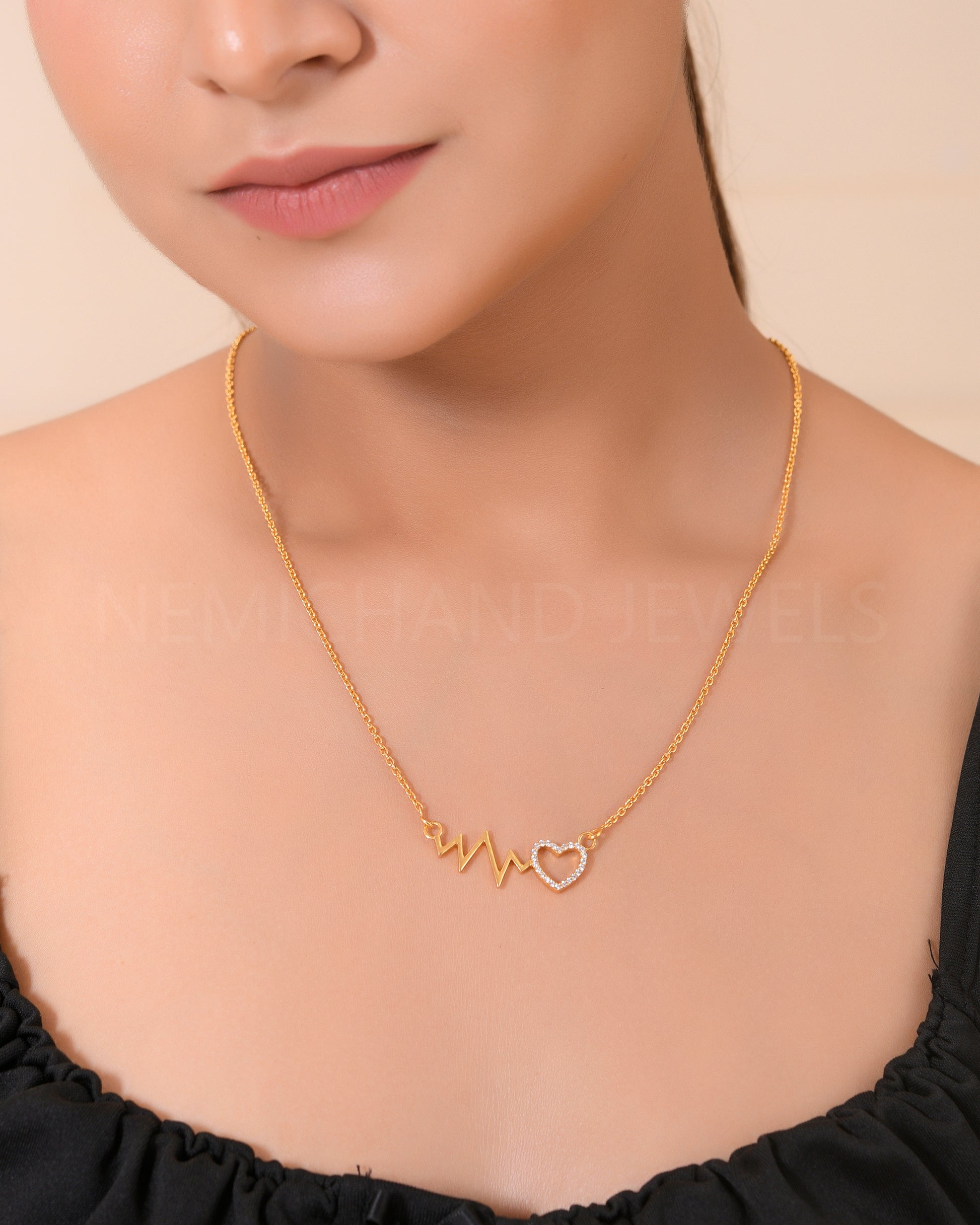 silver gold necklace set women