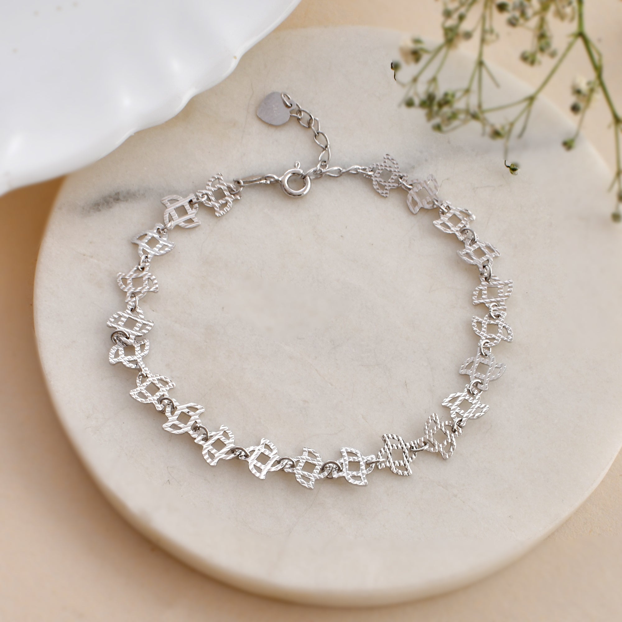 Buy Enchanting Silver Women Bracelet- Joyalukkas
