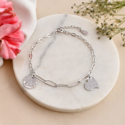 silver bracelet women gift
