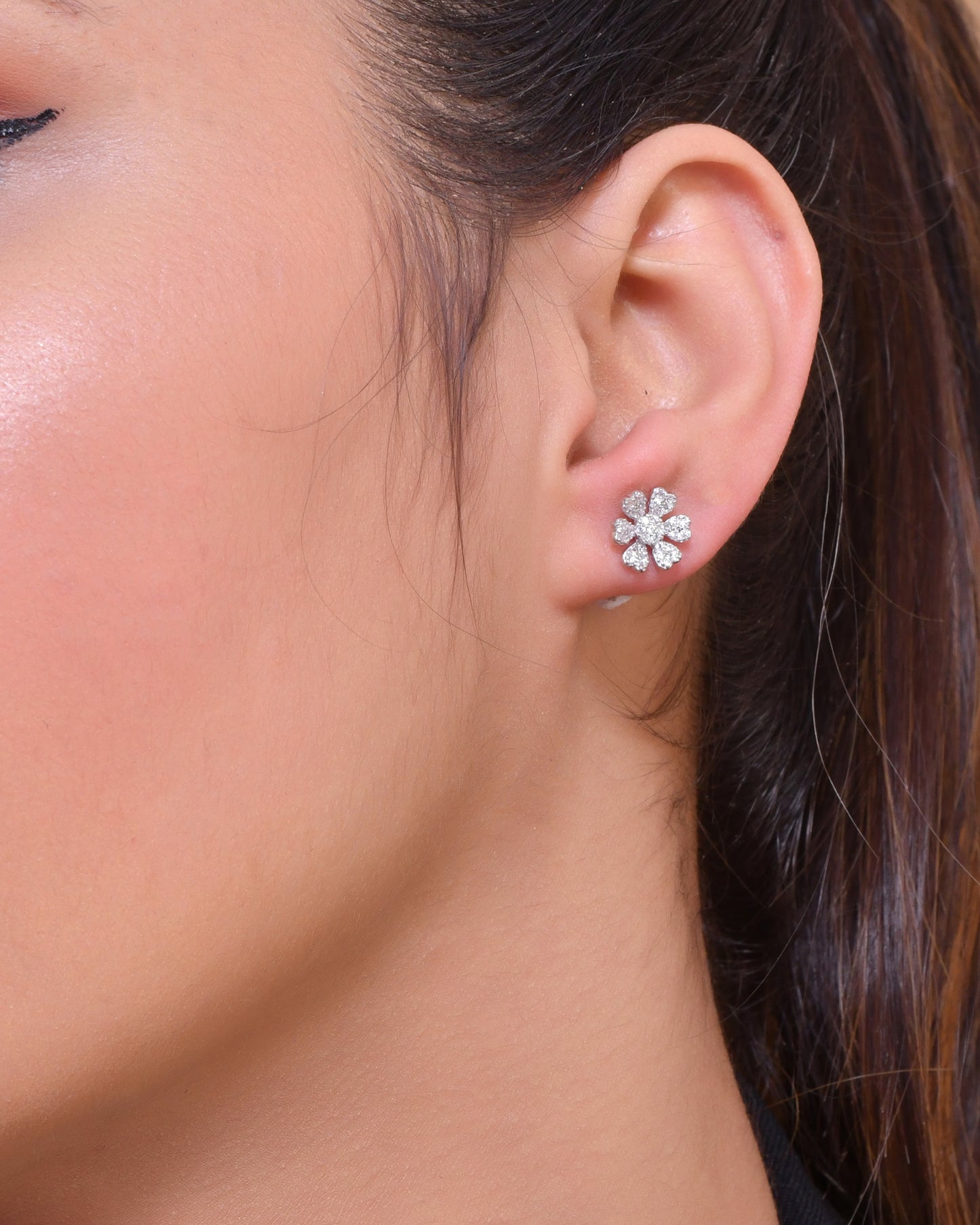 silver earring women