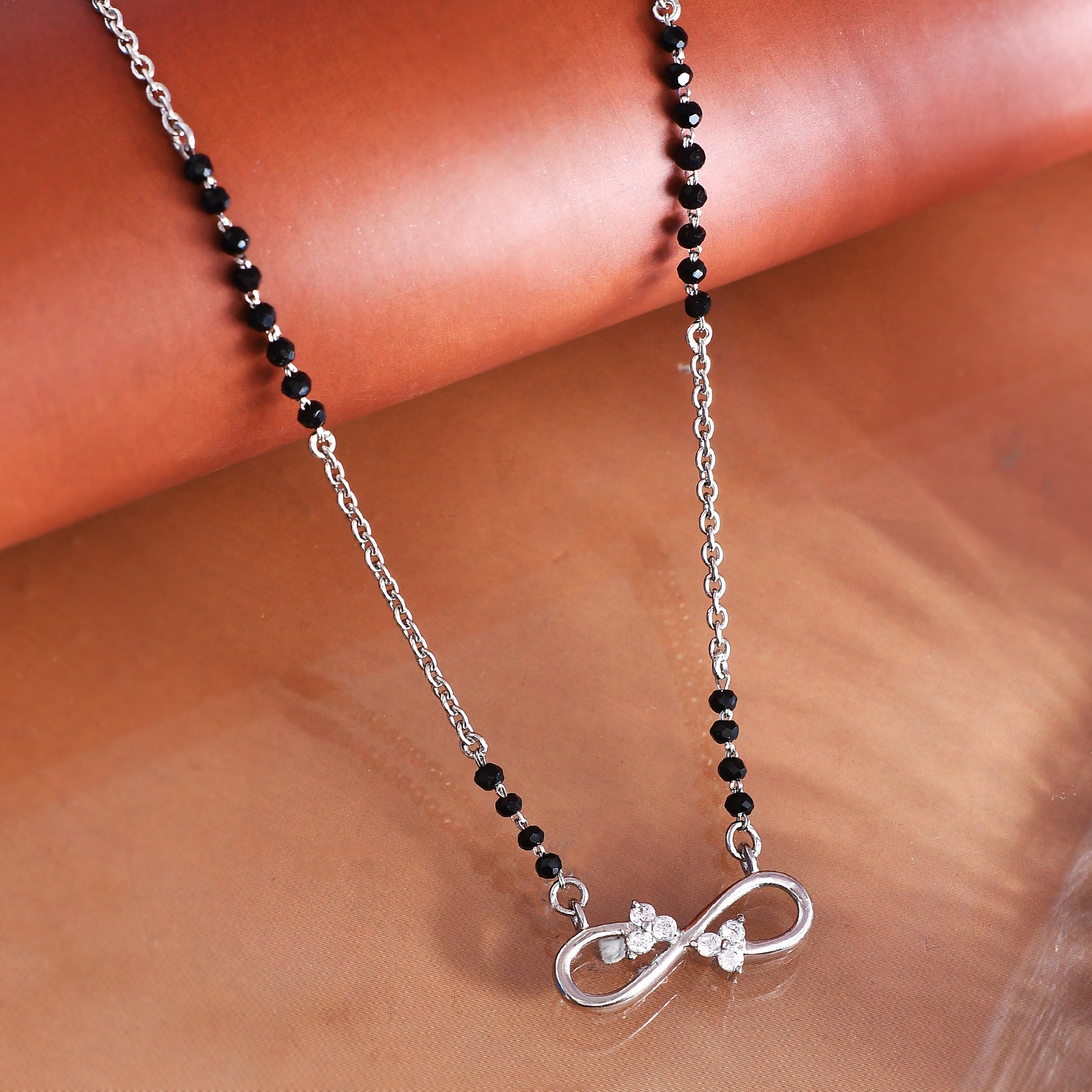 infinity mangalsutra silver