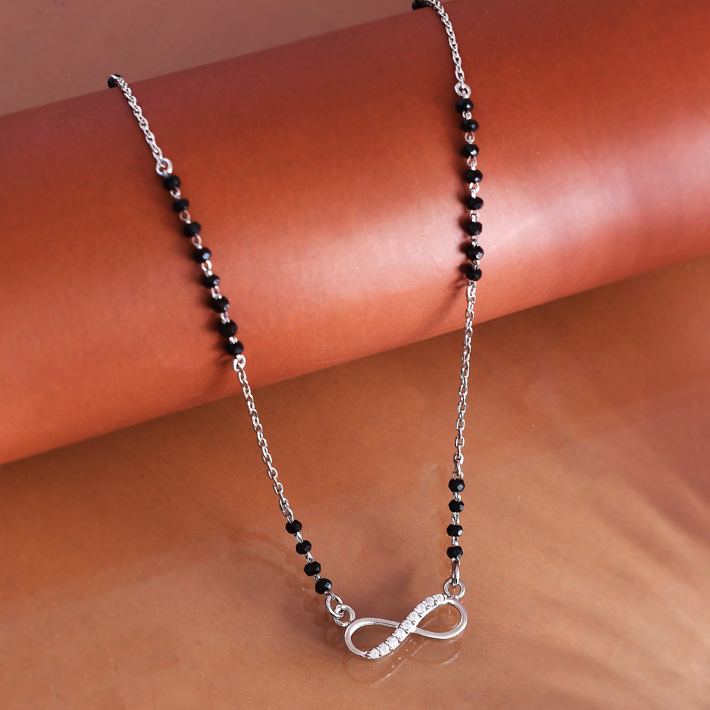 infinity mangalsutra silver