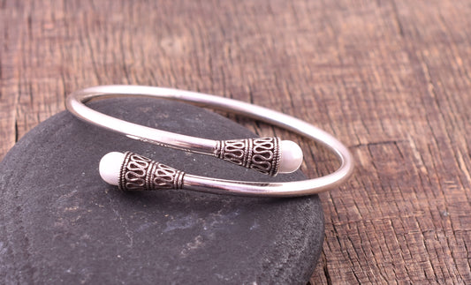 pearl bracelet women silver