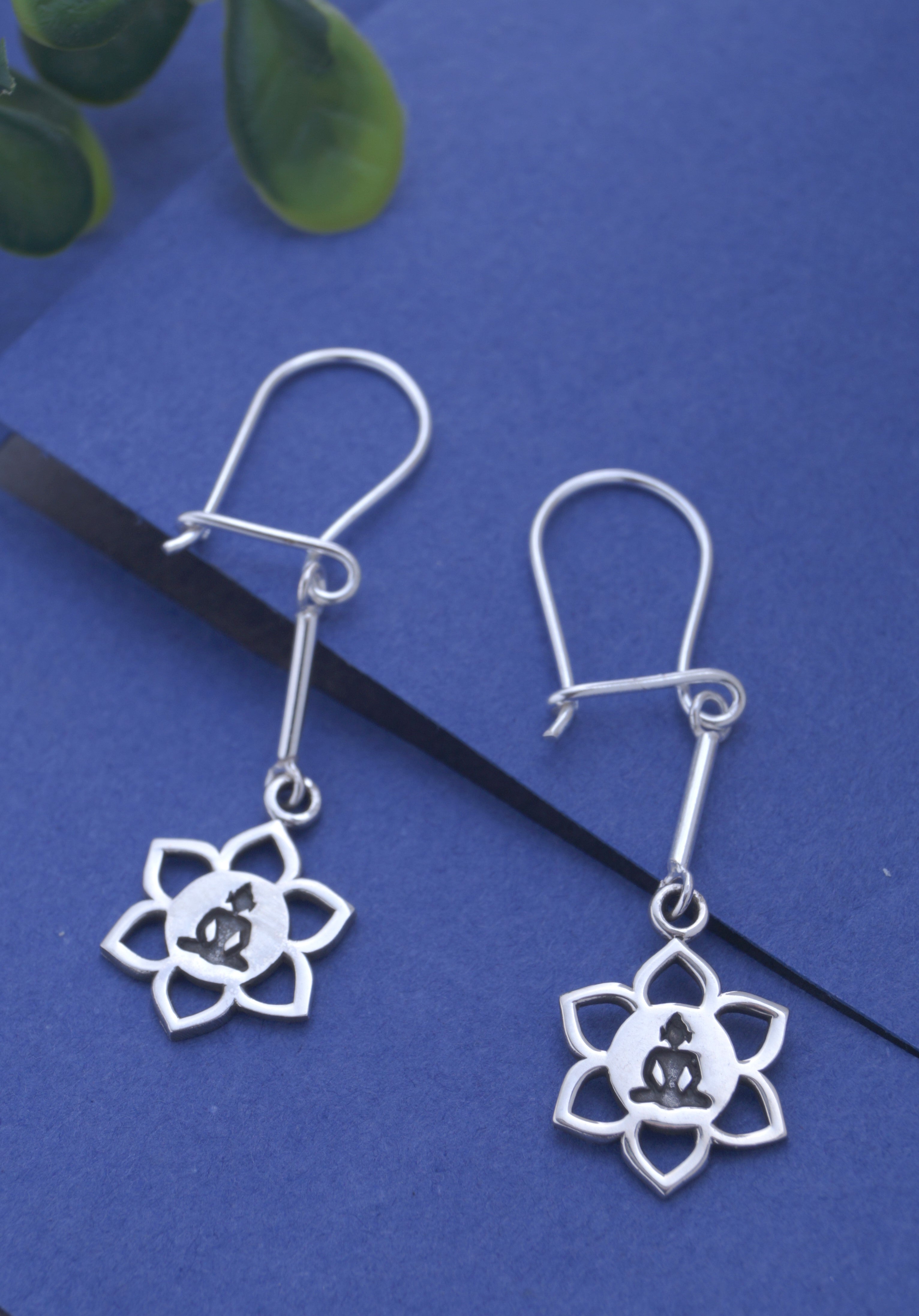Silver Drop Earrings, Meaningful Jewelry, Ghana and Akan Culture, Adinkra  Symbol, Wawa Aba, Gift for Toughness, Recovery, Strength - Etsy