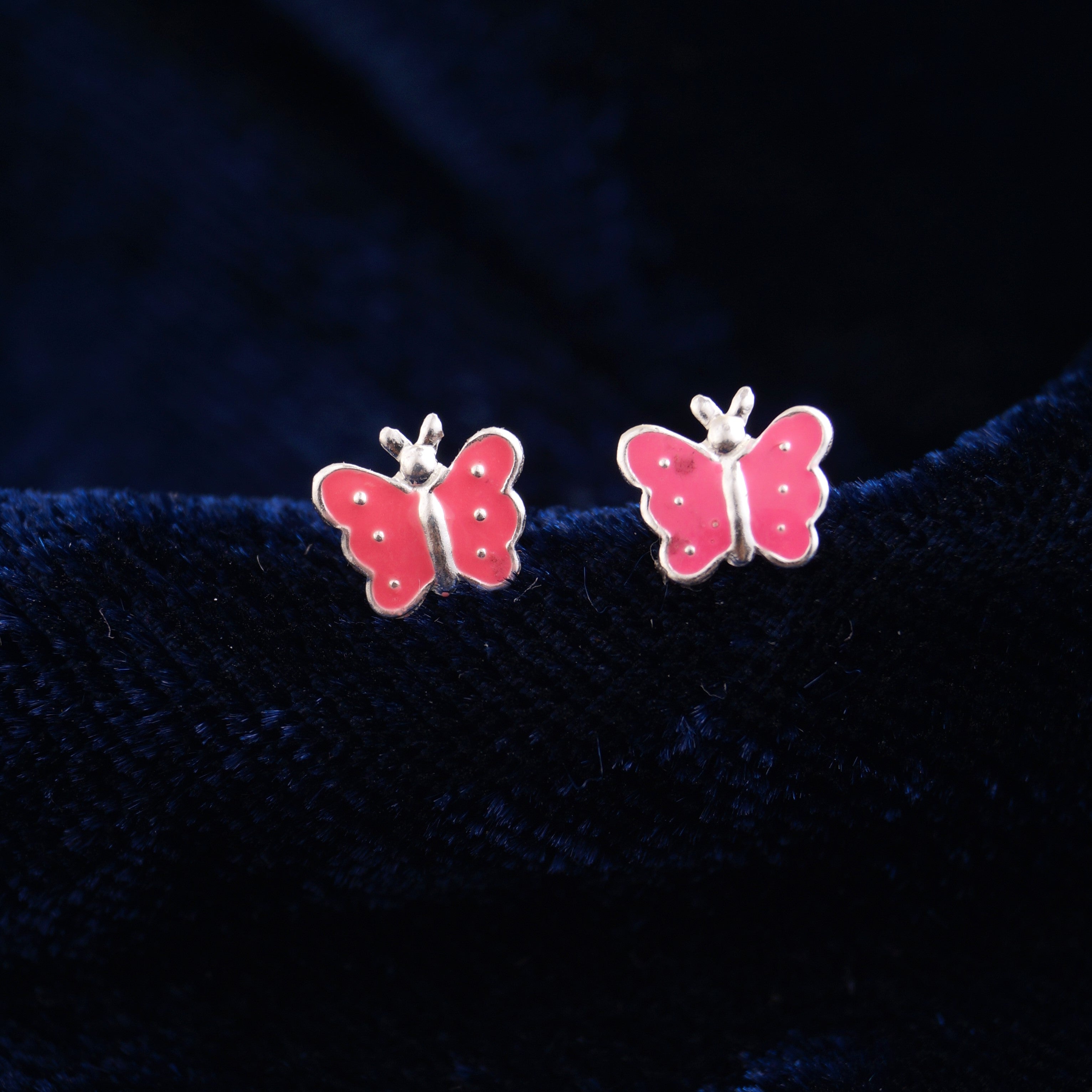 Blue & Green Butterfly Stud Earrings | Claire's US