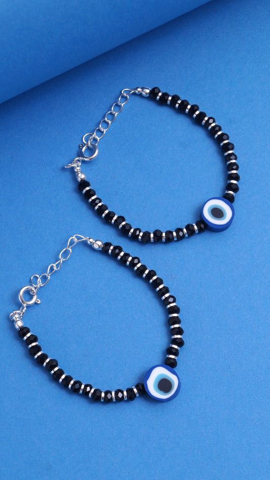 evil eye bracelet silver