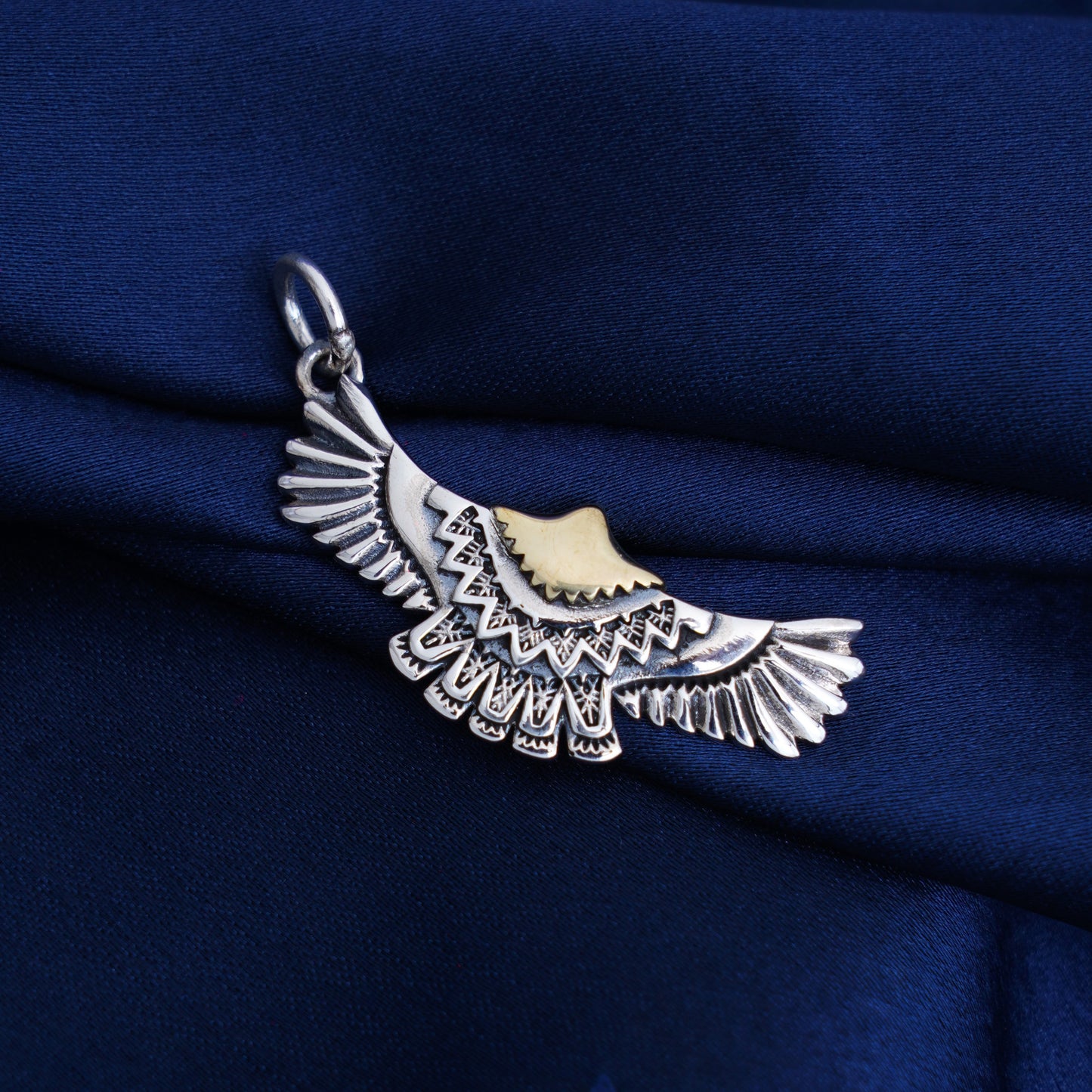 Sterling Silver 925 Eagle Locket / Pendant For Men