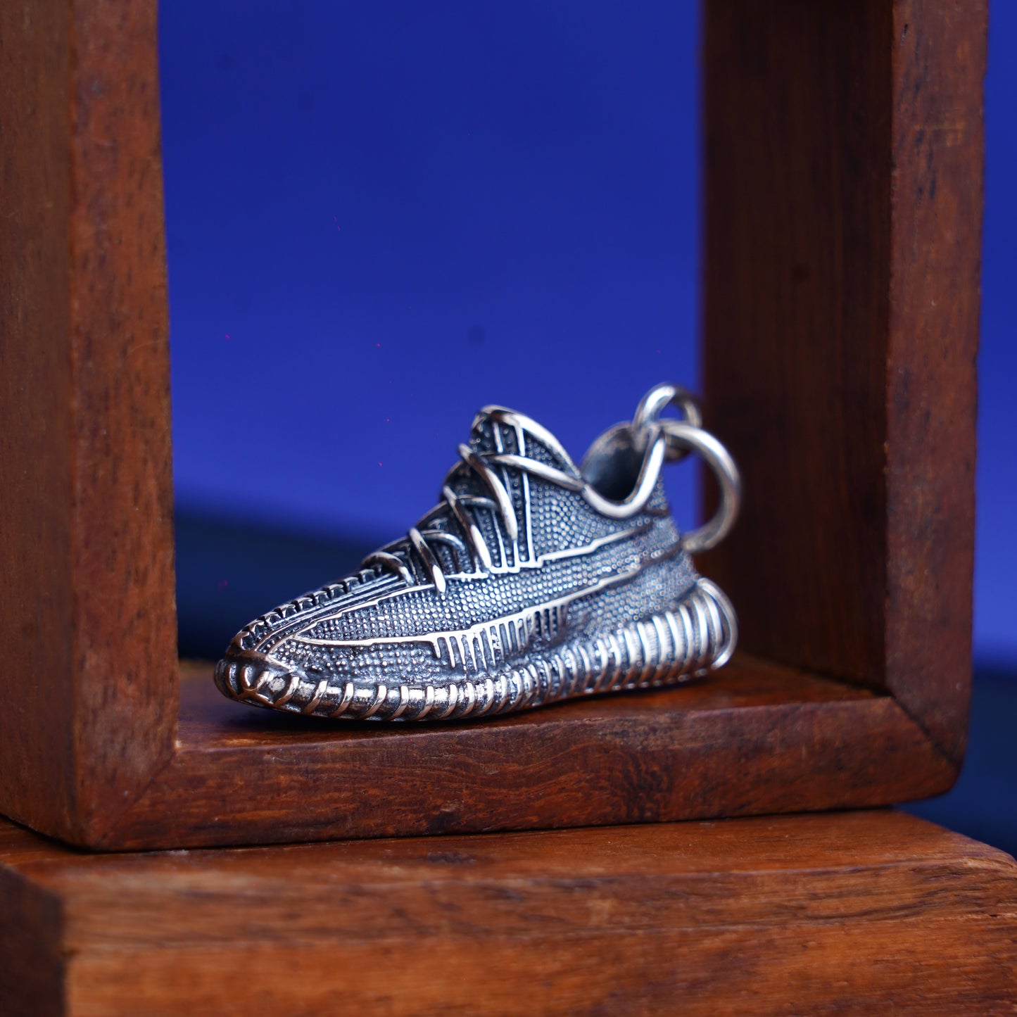 Sterling Silver 925 Shoe Locket / Pendant For Men