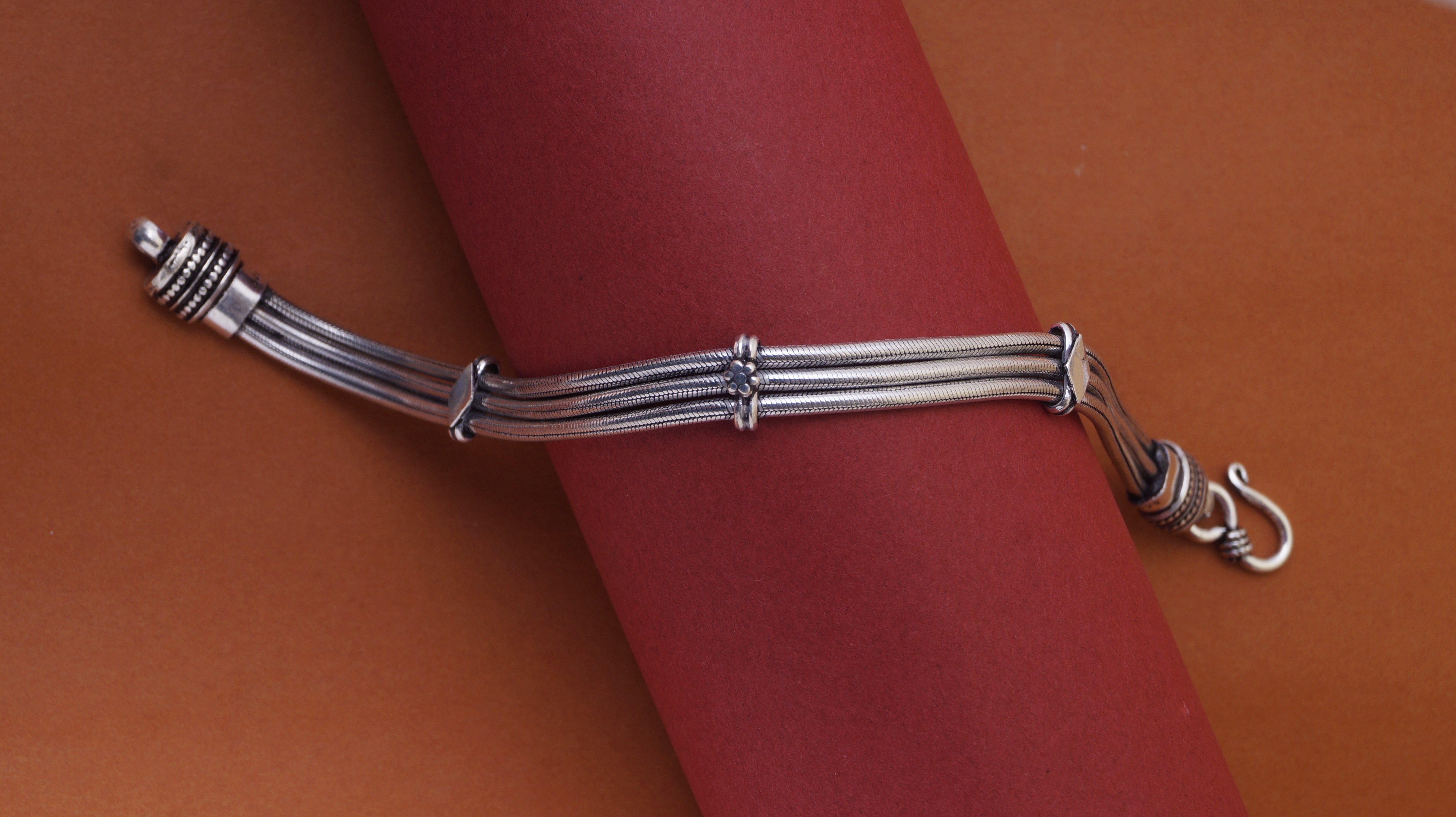 Verona Jewelers Mens Sterling Silver Bracelet 5.5MM 6.5MM 8MM 9MM India |  Ubuy