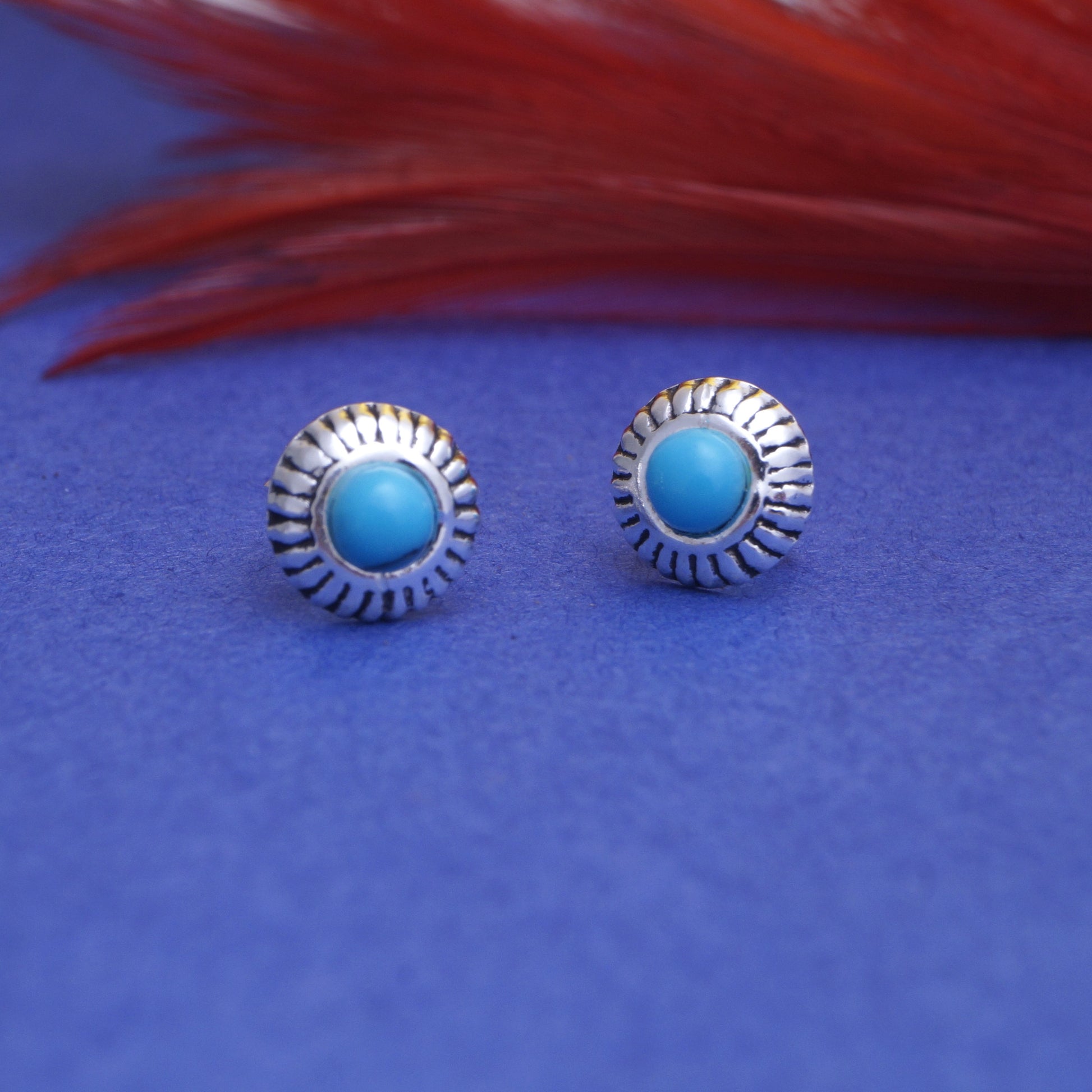  Turquoise Stud silver