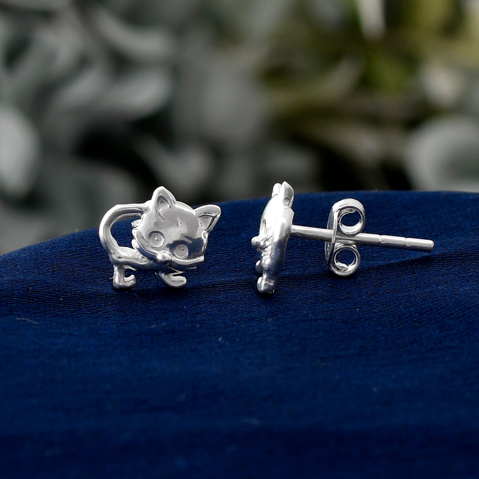 925 Sterling Silver Cute Dinosaur Shaped Small Stud Earrings for Women –  namana.london