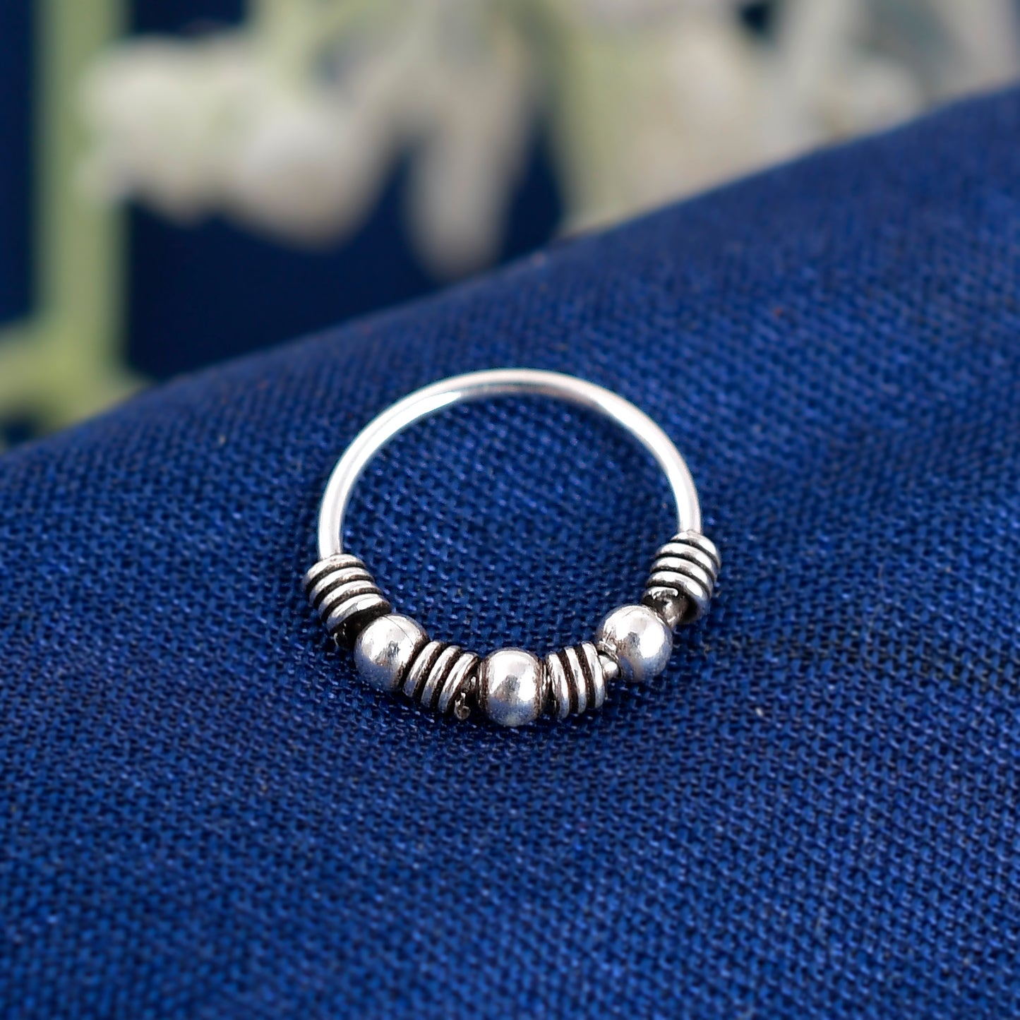 silver nose ring for women