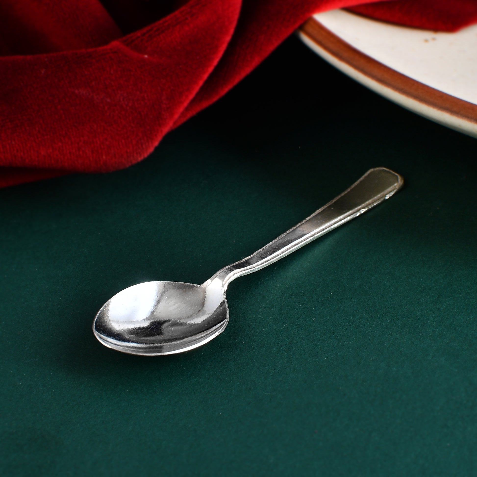 pure silver spoon