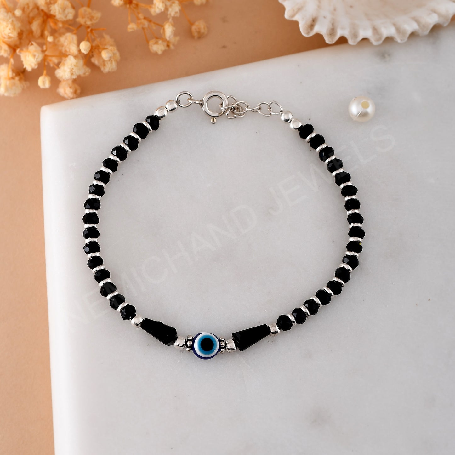 evil eye bracelet silver