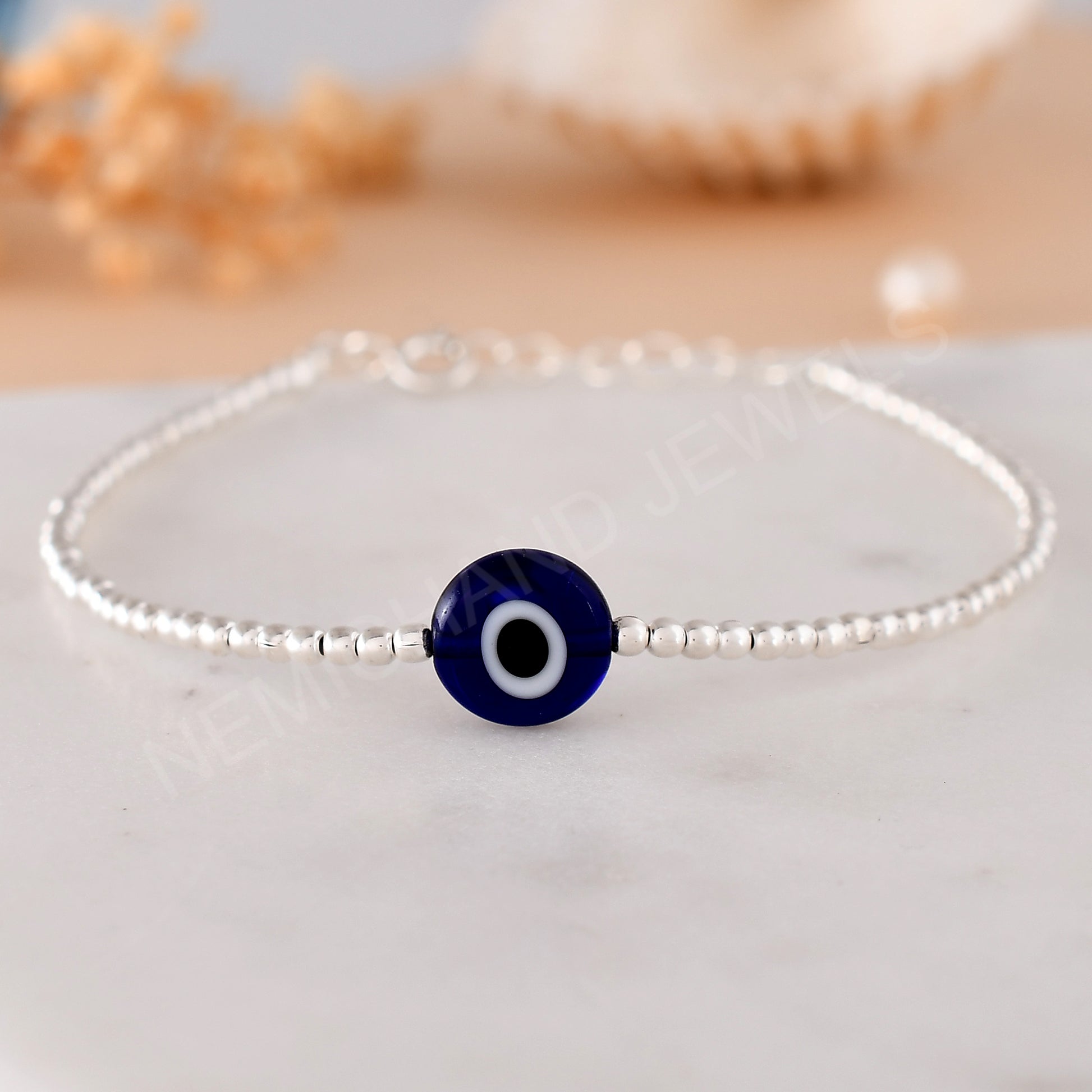 evil eye bracelet silver