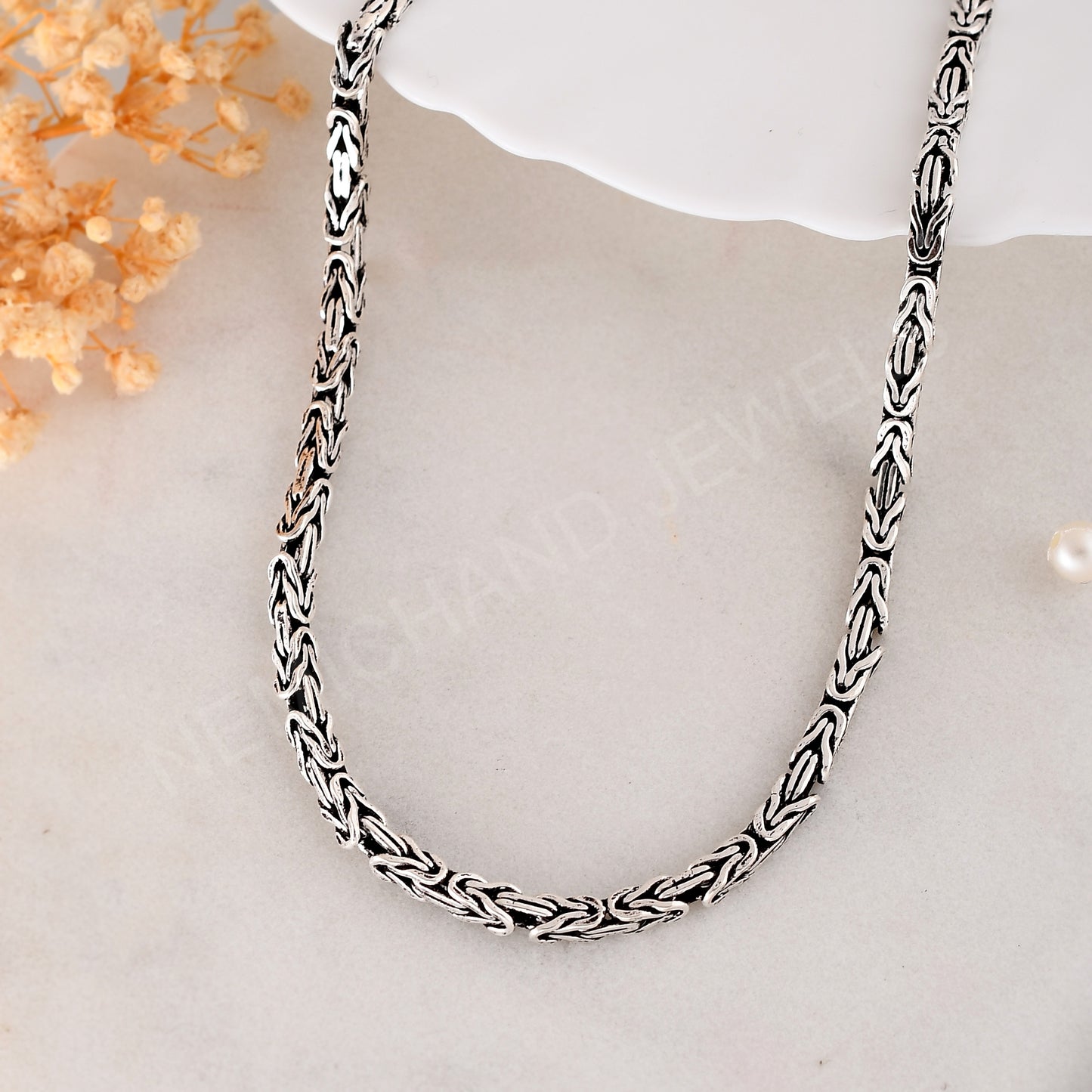 chain men silver