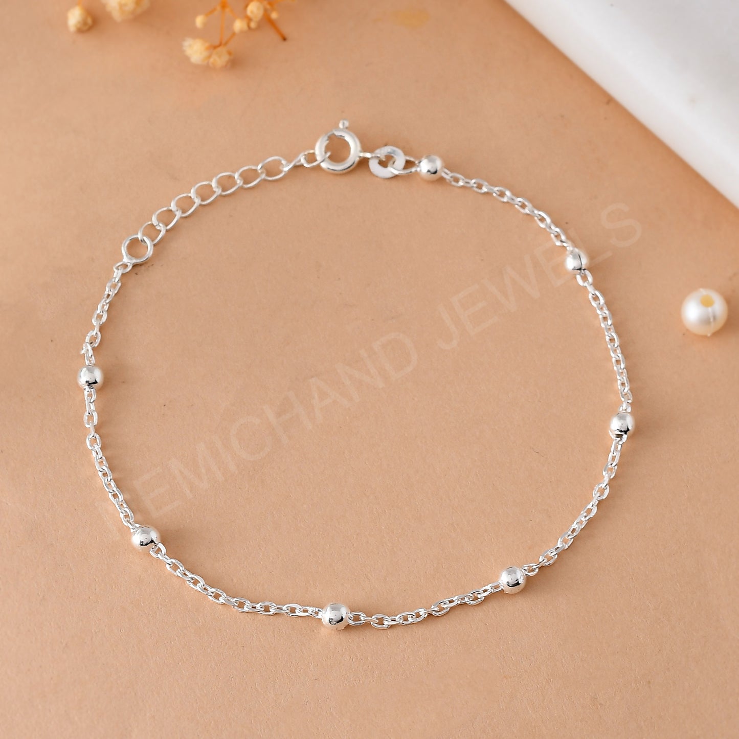 silver chain bracelet women